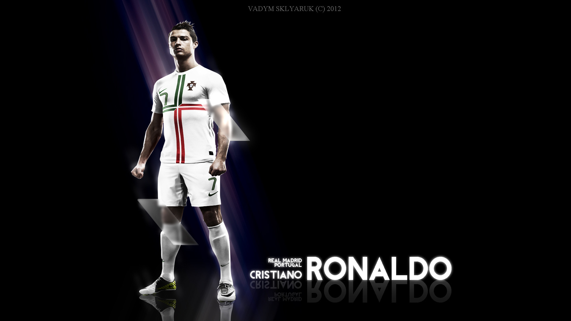 1920x1080 Cristiano Ronaldo, Cr7, Football Player, Real Madrid, Jersey, King, Stands