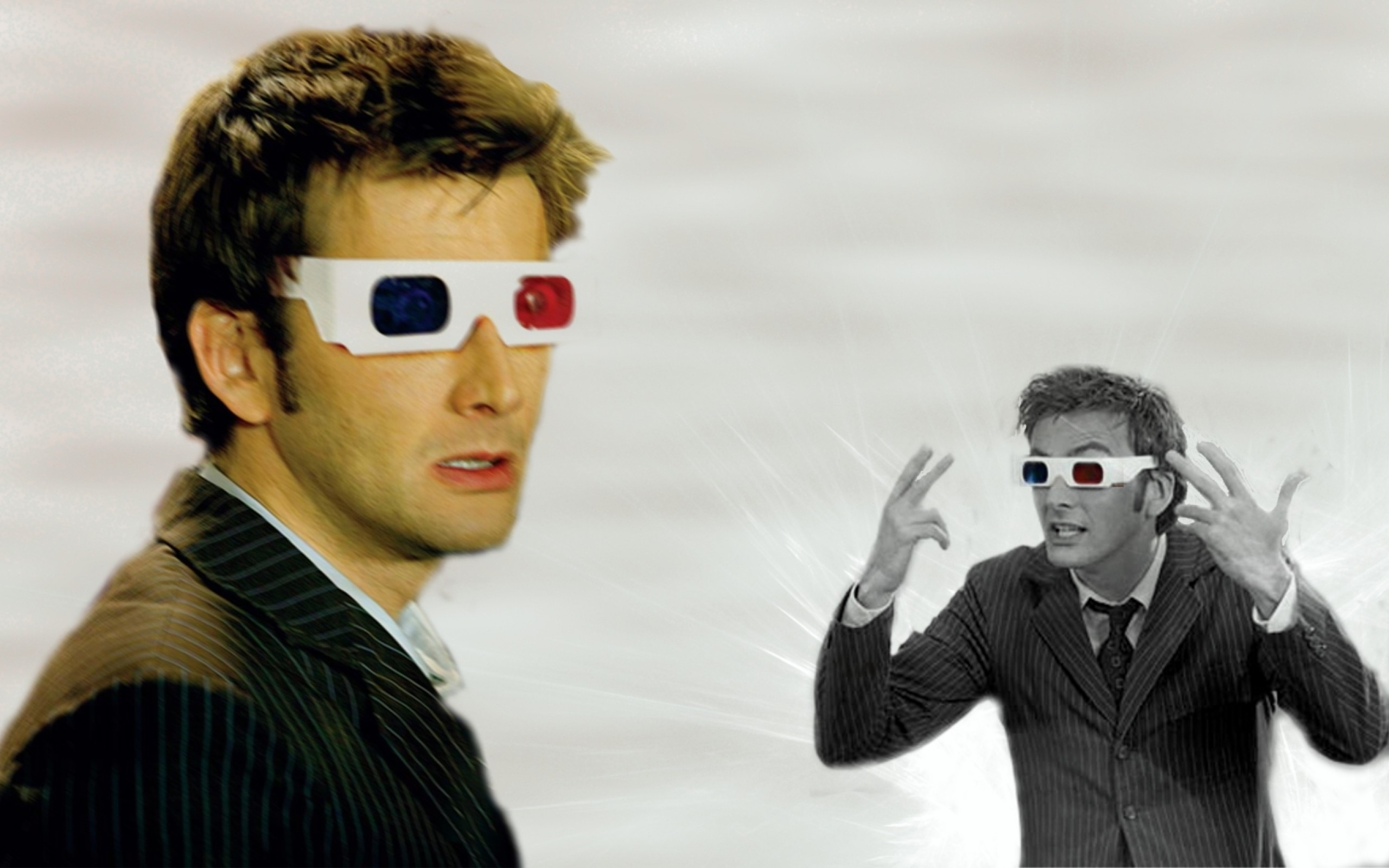 2560x1600 david tennant doctor who tenth doctor 3d glasses 1680x1050 wallpaper Art HD  Wallpaper