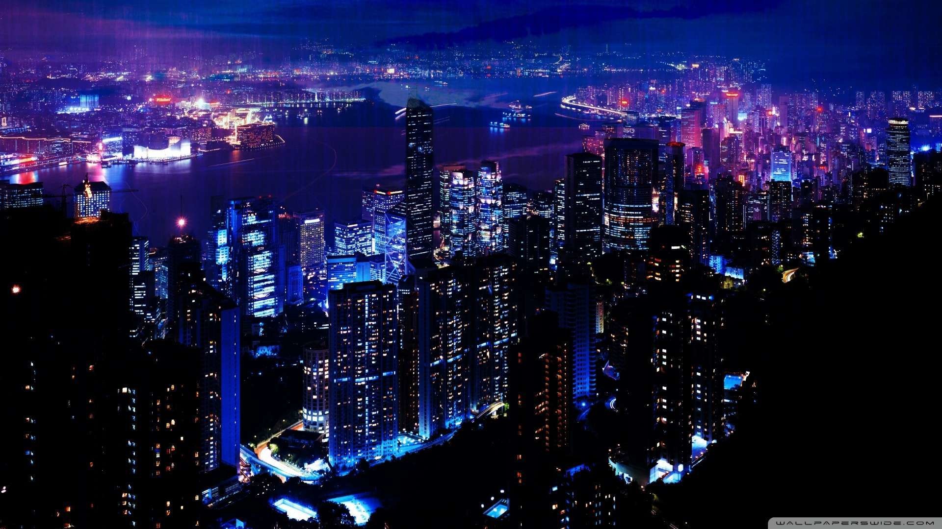1920x1080 Wallpaper: Night City 2 Wallpaper 1080p HD. Upload at January 4, 2014 .