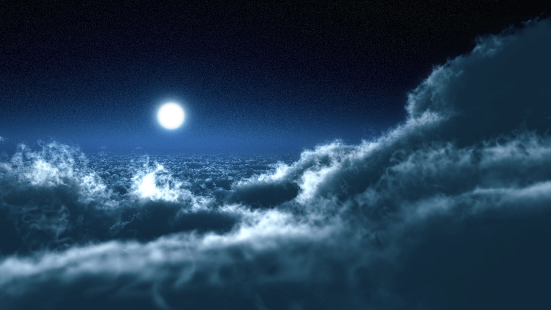 1920x1080 sunlight night sky clouds Moon moonlight horizon atmosphere light cloud  darkness  px computer wallpaper atmosphere