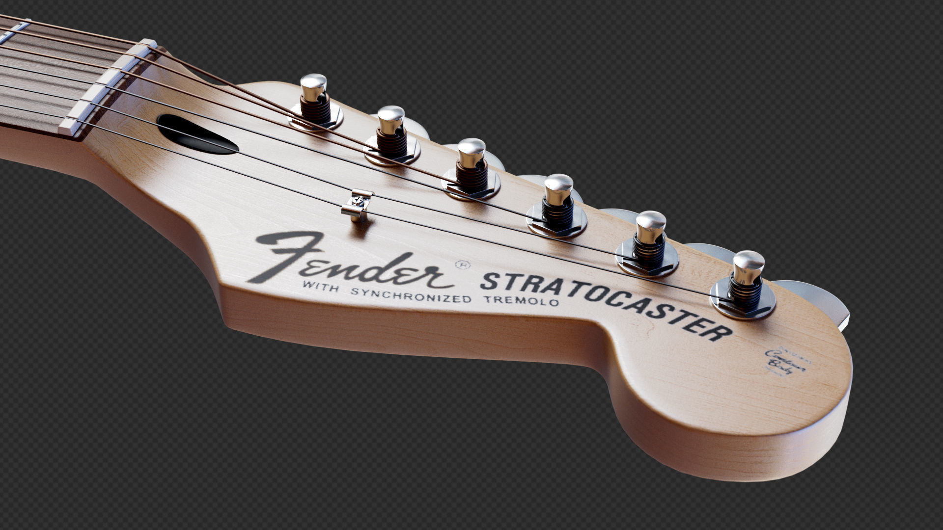 1920x1080 ... fender stratocaster electric guitar 3d model obj fbx blend mtl 9 ...