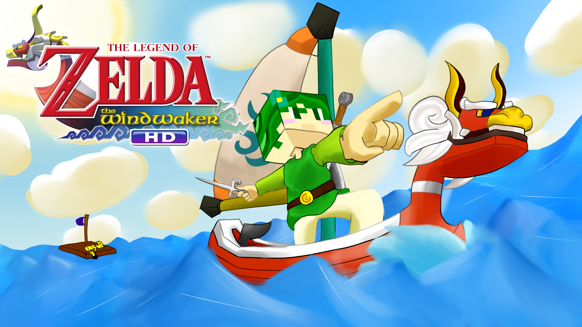 1920x1080 ... Legend of Zelda: The Wind Waker HD Thumbnail :D by BananaPsycho