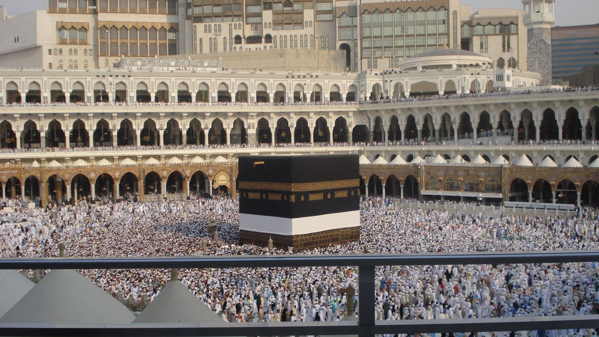 Kaaba the center of Islams most important mosque the Masjid alHaram in  Mecca Saudi Arabia Stock Photo  Adobe Stock