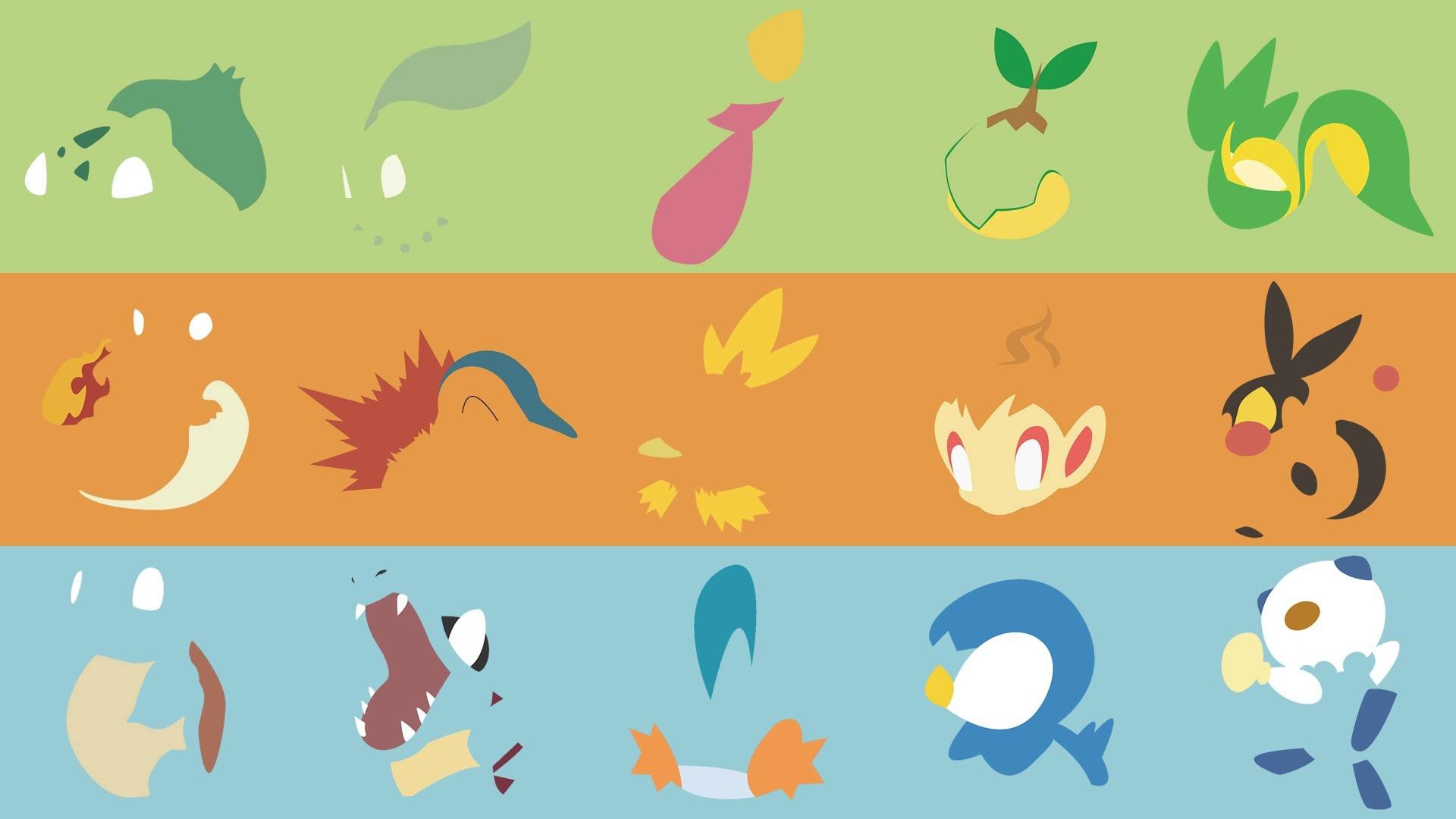 1920x1080 Pokemon Starters Wallpapers Desktop Background Is 4K Wallpaper