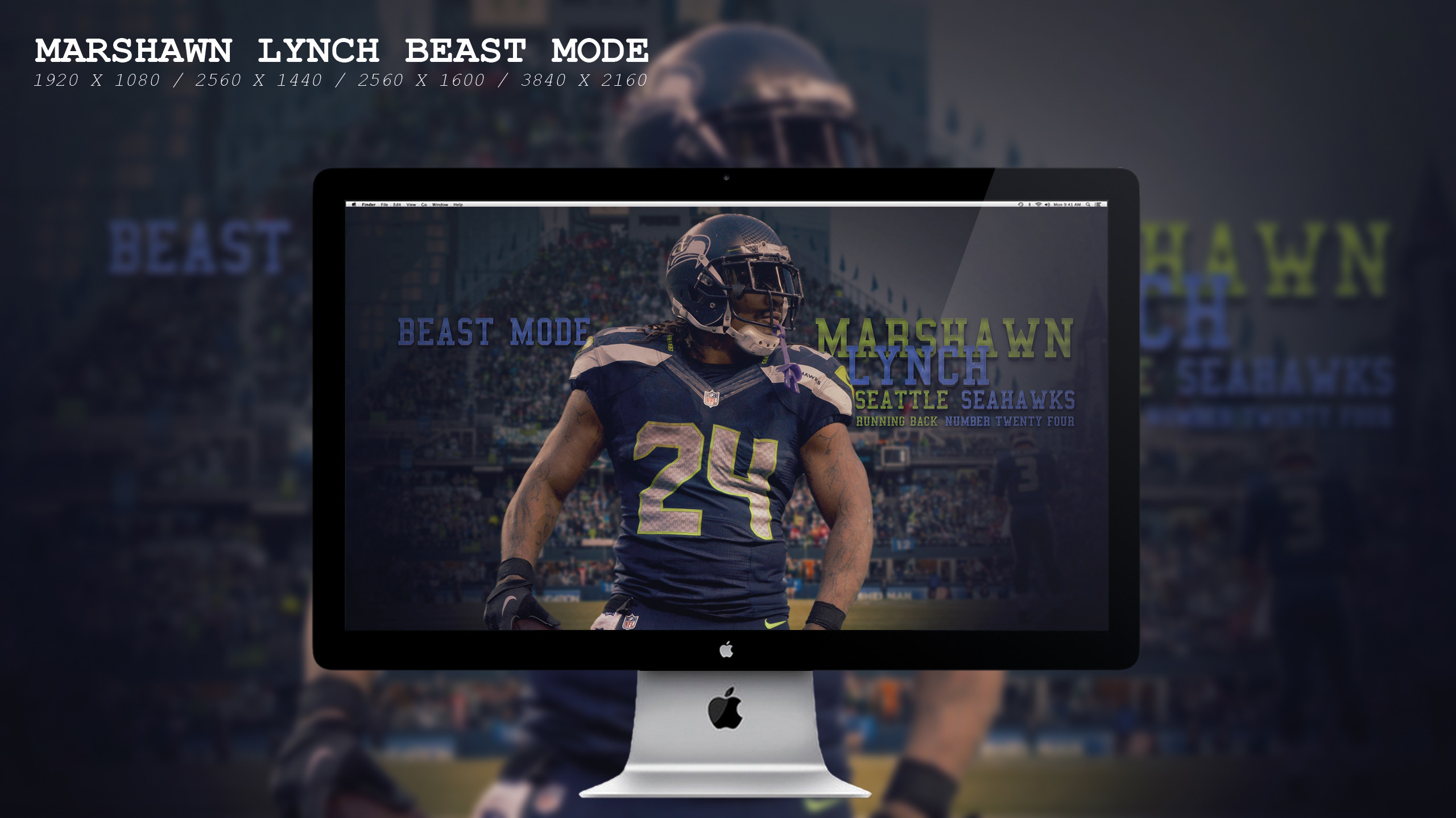 2560x1440 ... Marshawn Lynch Beast Mode Wallpaper HD by BeAware8