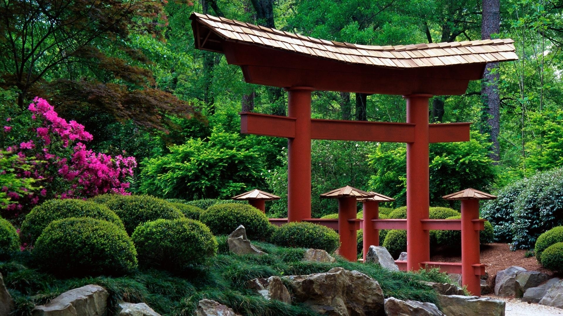 1920x1080 Japanese garden