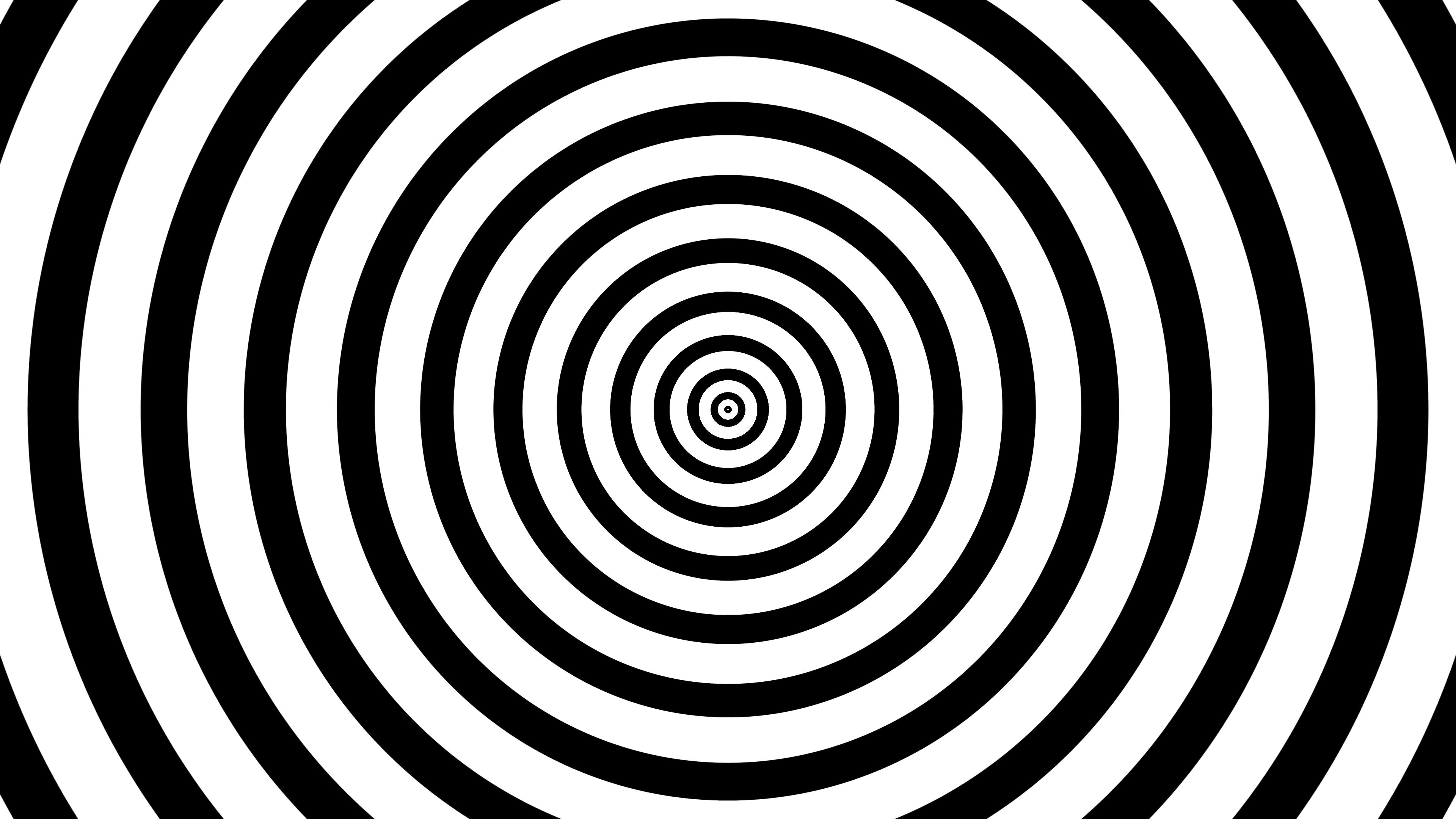 3840x2160  4k Black and White Seamless Looping hypnosis spiral Background.  Motion Background - VideoBlocks