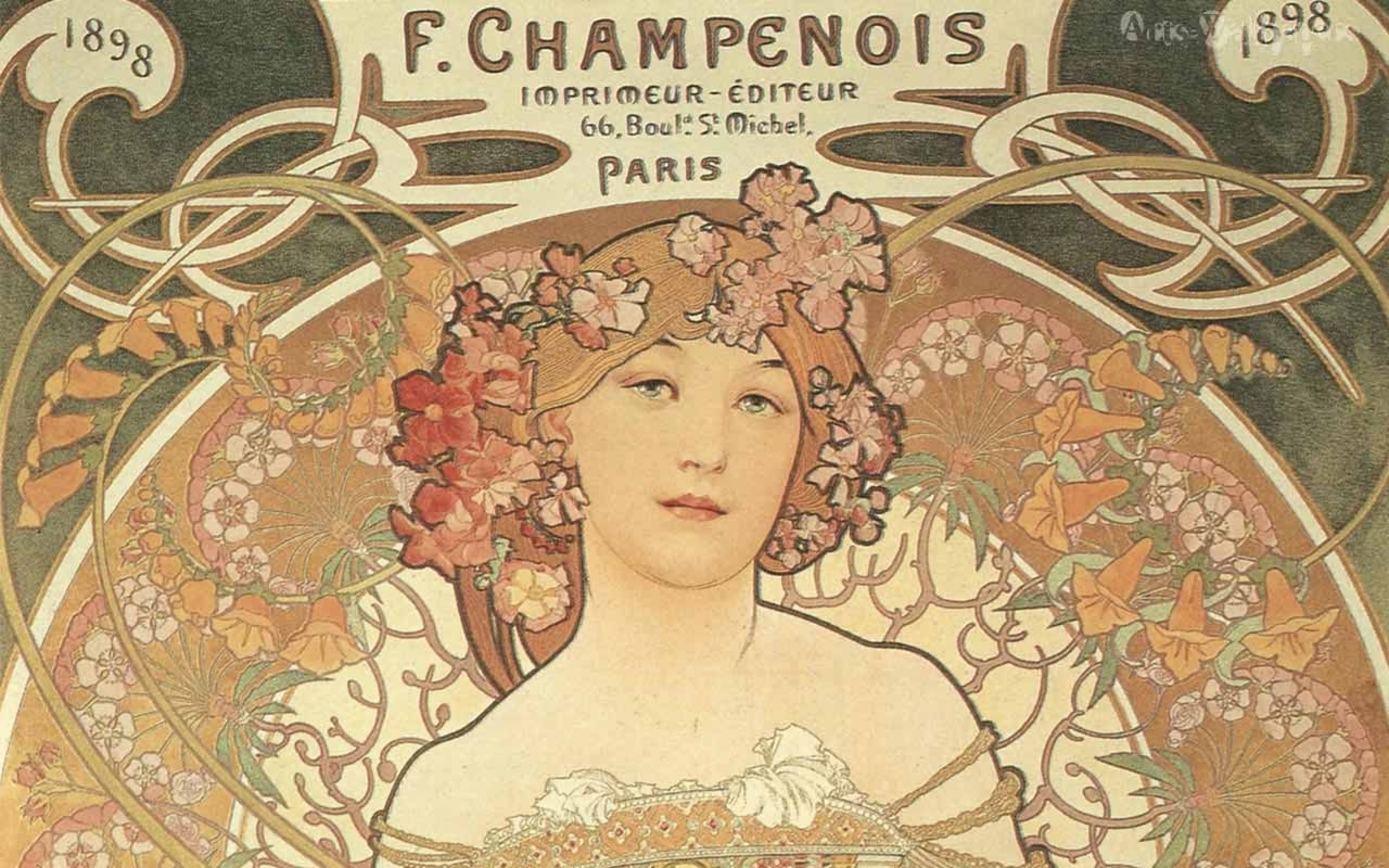 2560x1600 Art Nouveau Wallpapers Hd