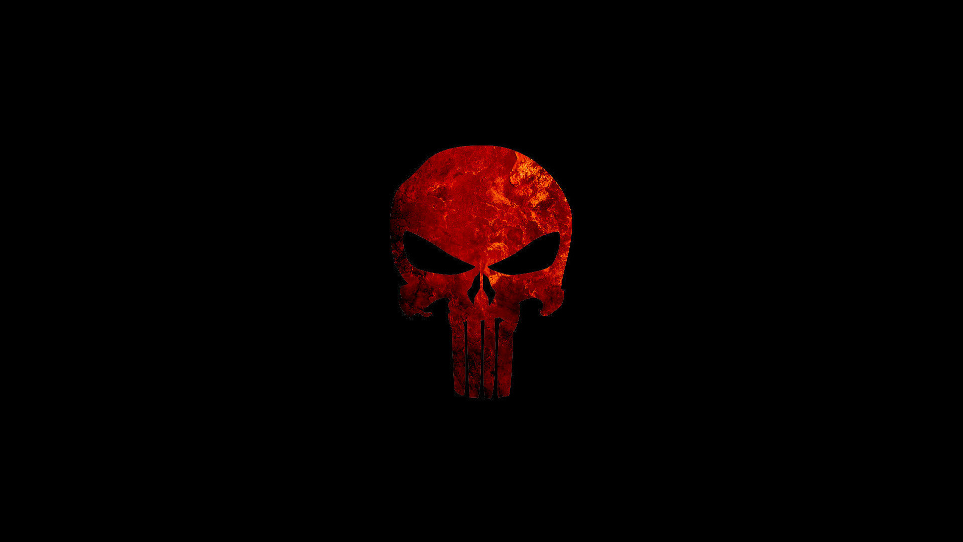 1920x1080  Red Punisher Skull Wallpaper