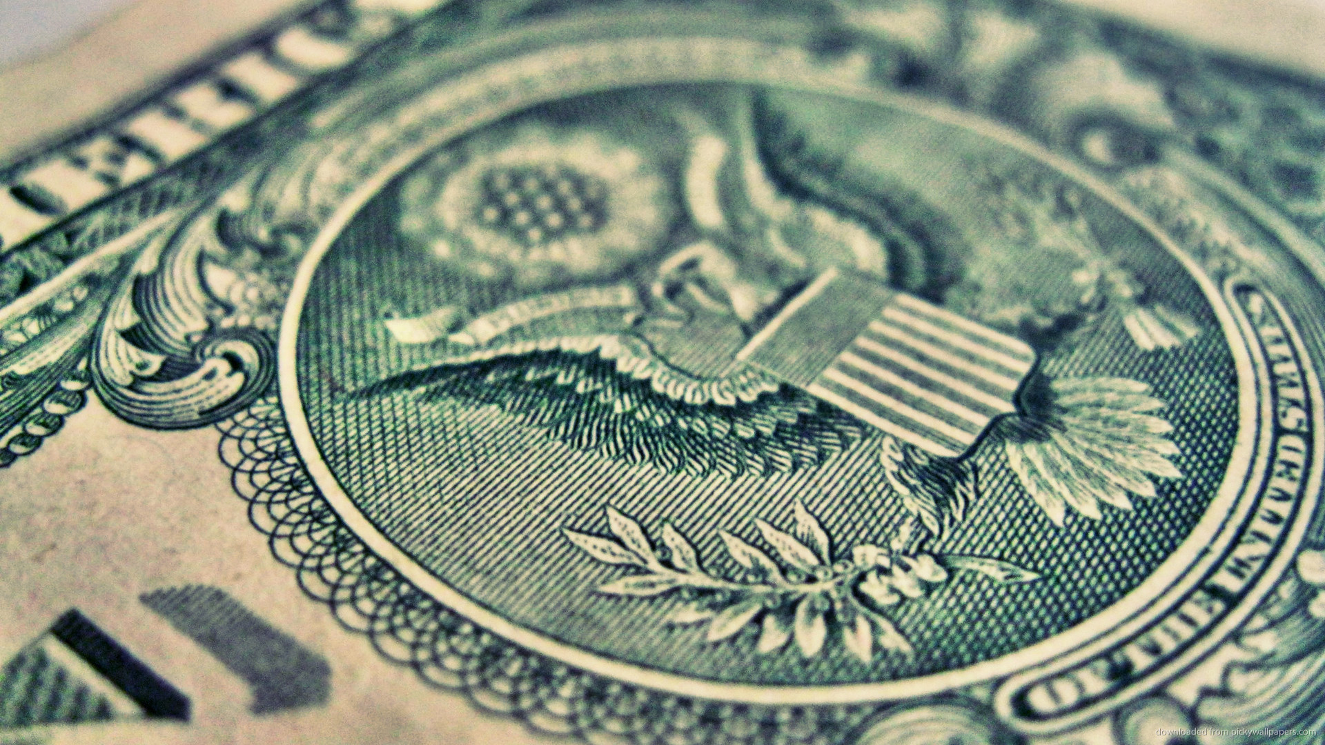 1920x1080 HD USA Coat of Arms on Money wallpaper