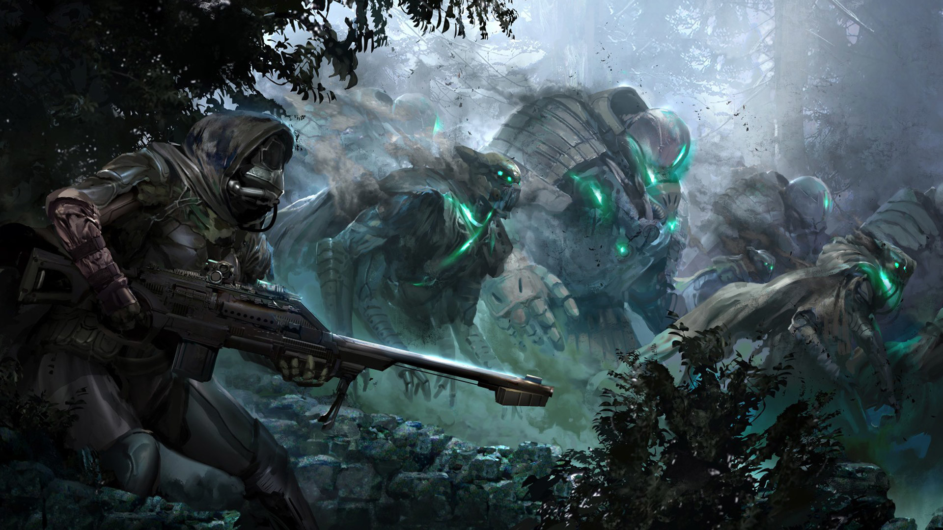 1920x1080 DESTINY warrior robot sci-fi mecha g wallpaper |  | 152030 .