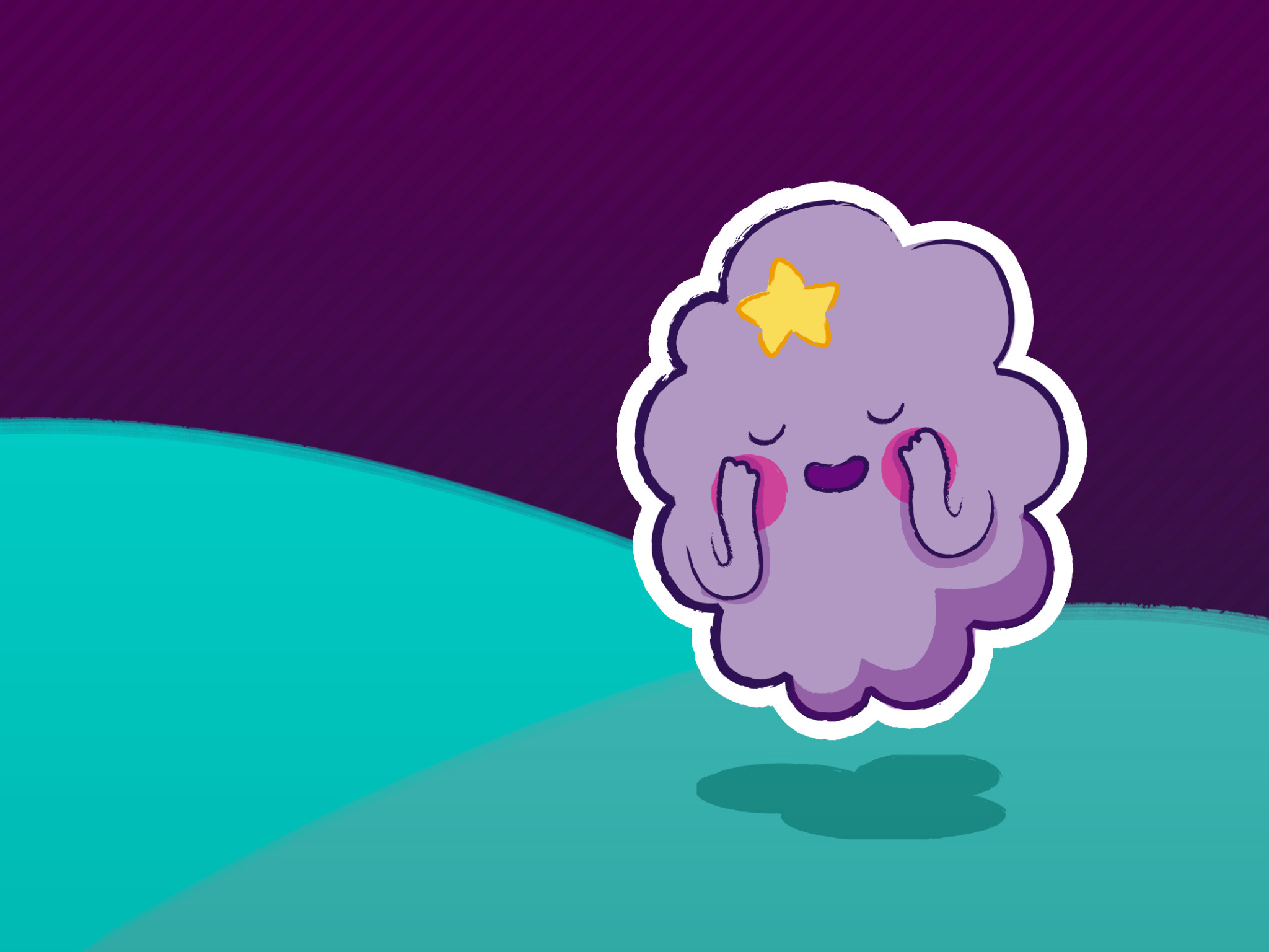 2048x1536 Adventure Time Fanwallpaper - Lumpy Space Princess | Free iOS 7, Android  and Desktop Wallpaper