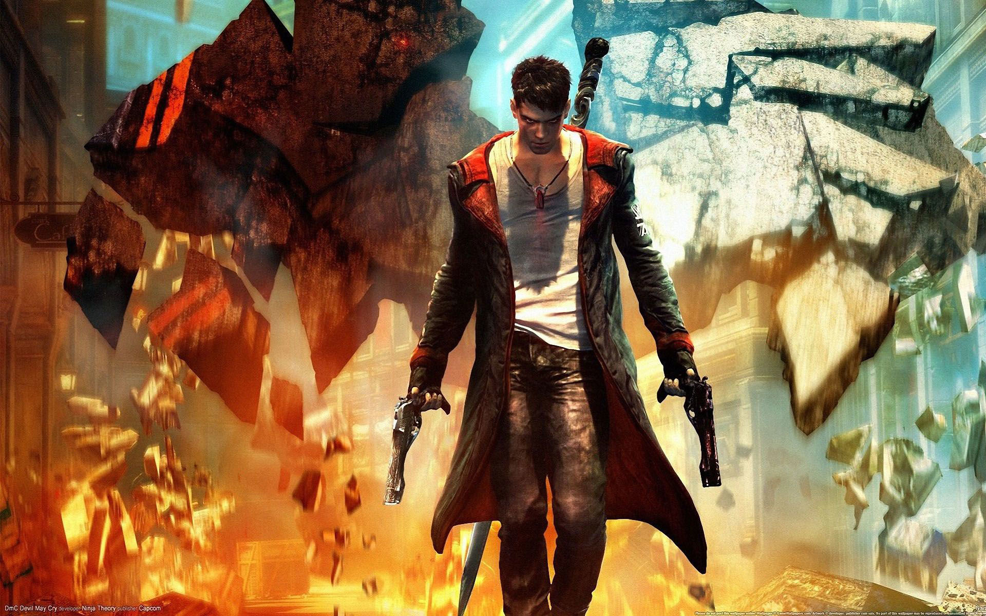 1920x1200 I love Dante from DMC Devil May Cry love all the Dante's in every Devil May  Cry game! Find this Pin and more on Ultra HD Abstract Wallpapers ...