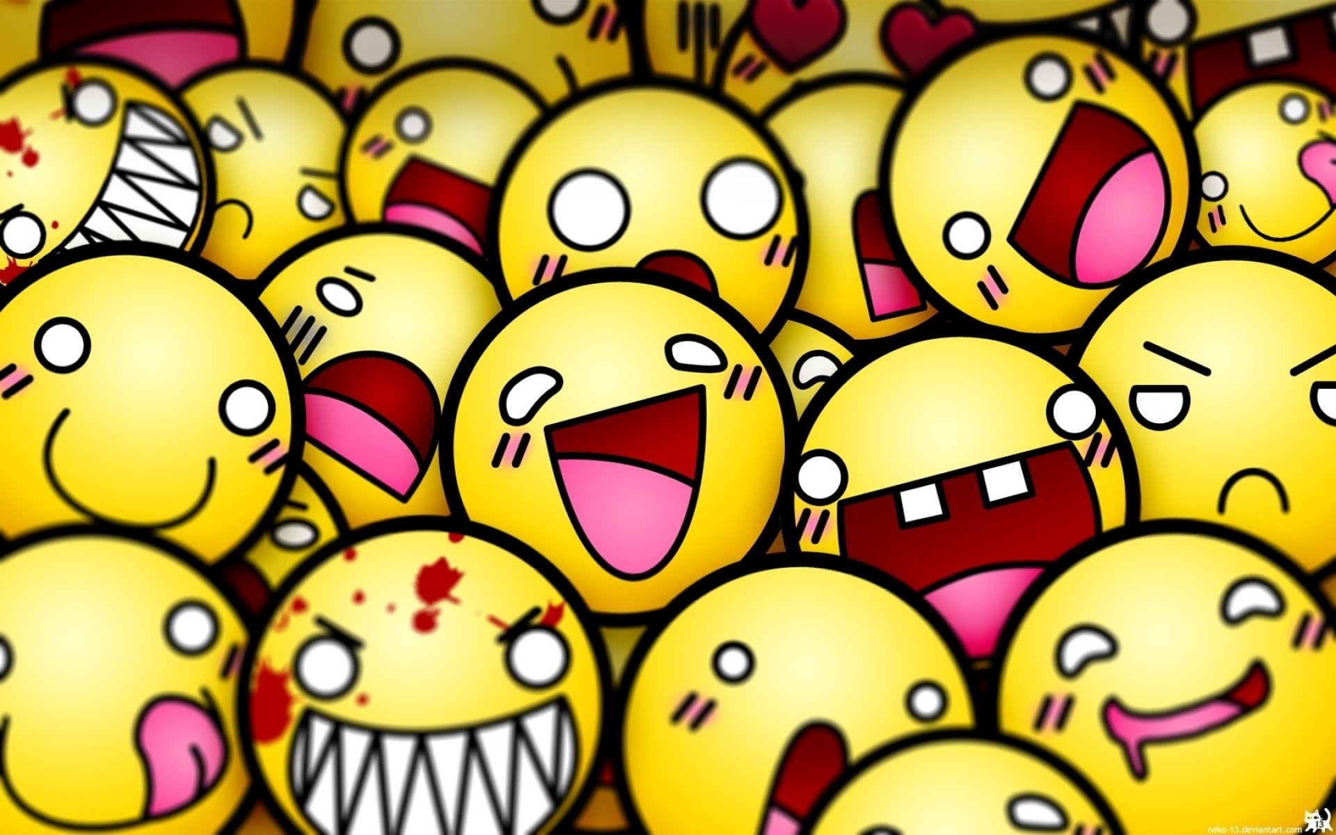 1920x1200  Funny Smiley Faces 586185