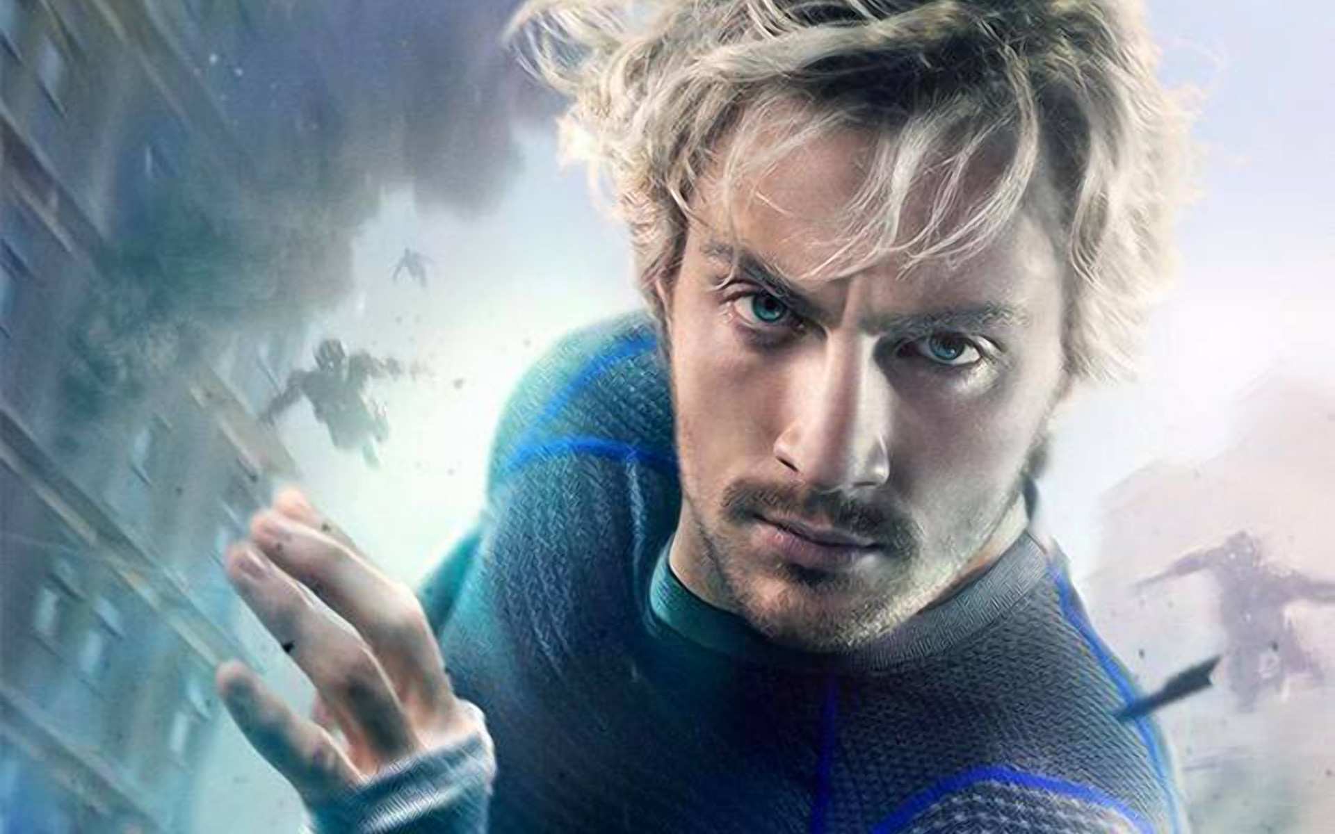 1920x1200 Aaron Taylor-Johnson as Quicksilver in The Avengers: Age of Ultron.