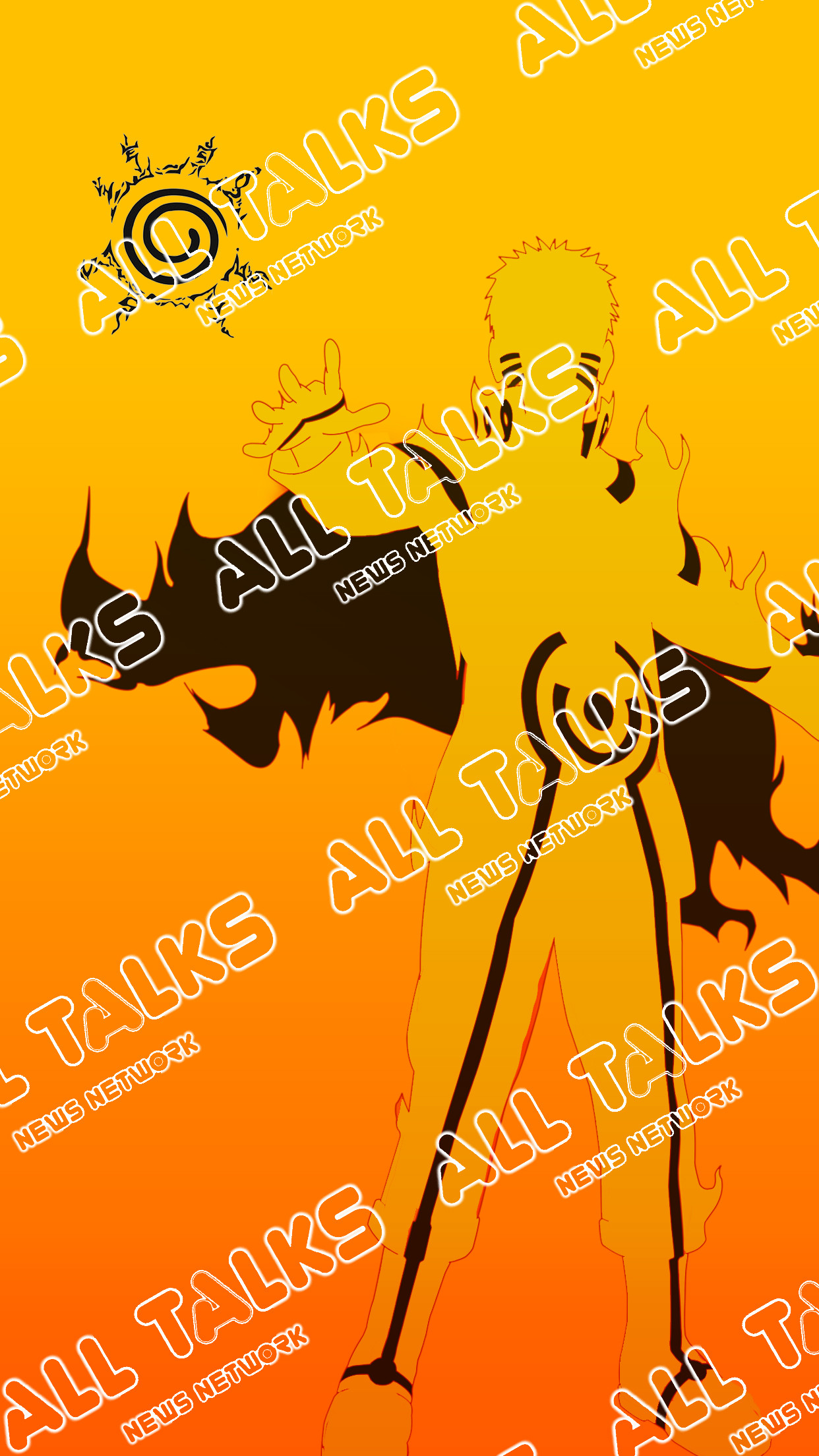 1242x2208 Kyuubi Chakra Mode Anime Theme : iPhone 6/6s/7 Plus Standard Parallax  Wallpaper