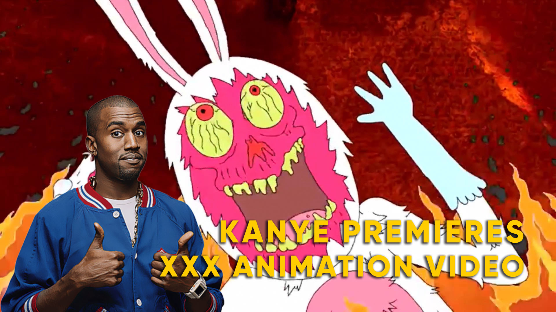 1920x1080 Music Fridays: Kanye Premieres New XXX Animation Video