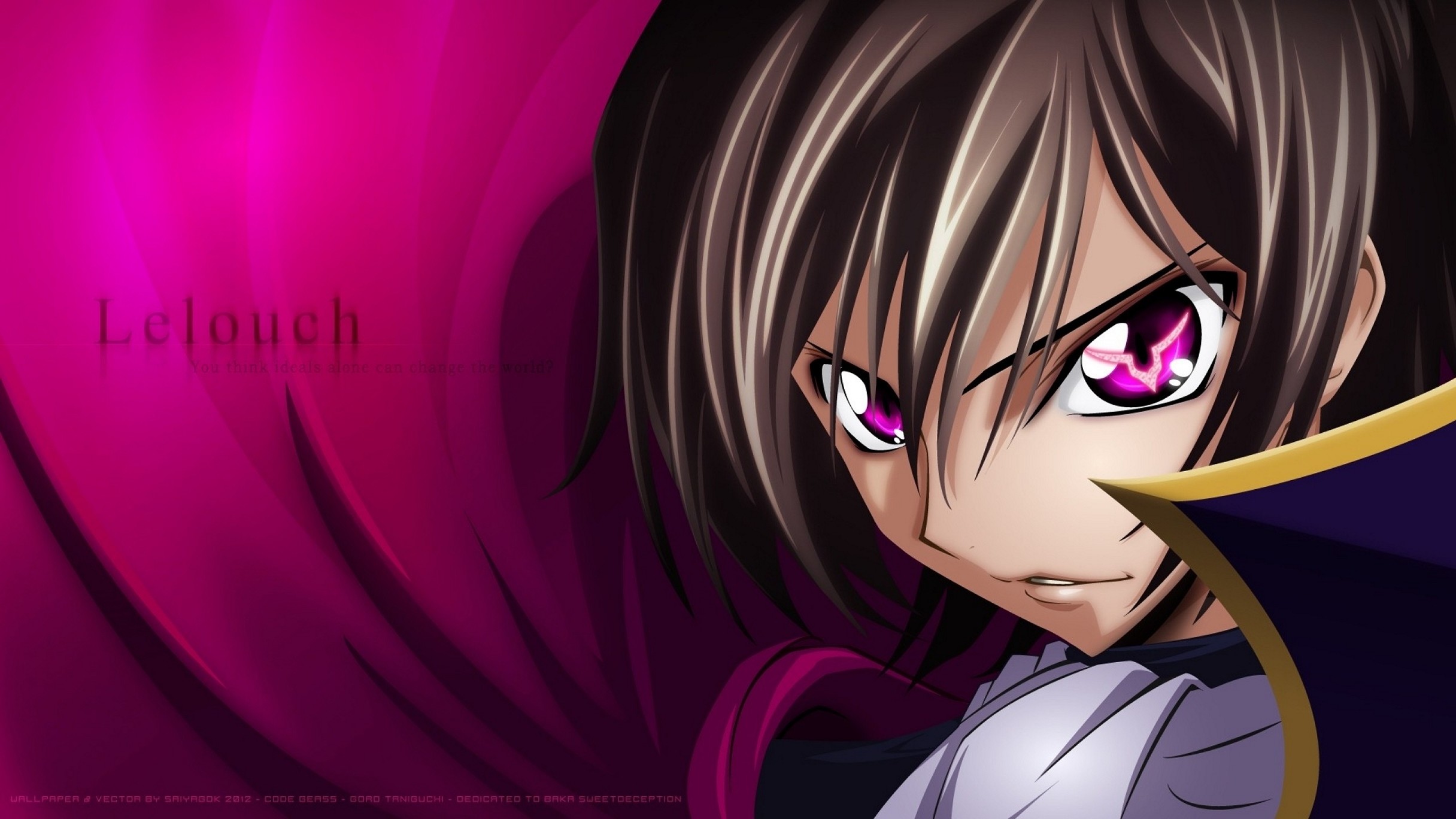 2432x1368 Code Geass Lelouch Lamperouge Face Anime Wallpaper 1080p Full Hd OmA810