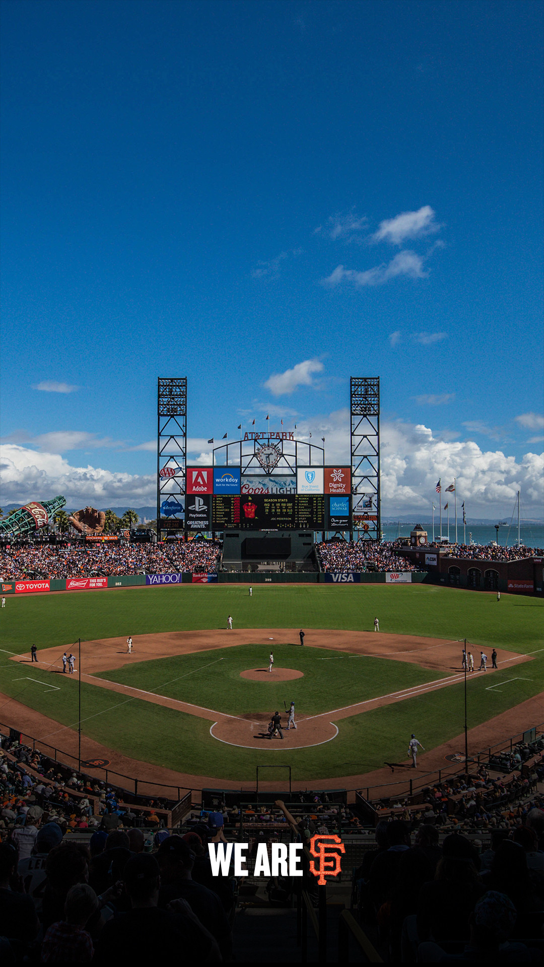 1080x1920 Wallpaper - AT&T Park. Download Now