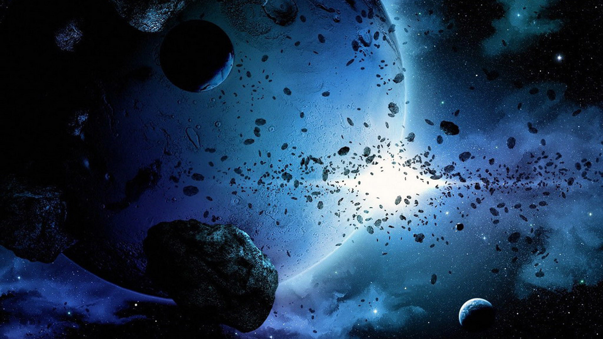 Blue space Wallpapers Download  MobCup