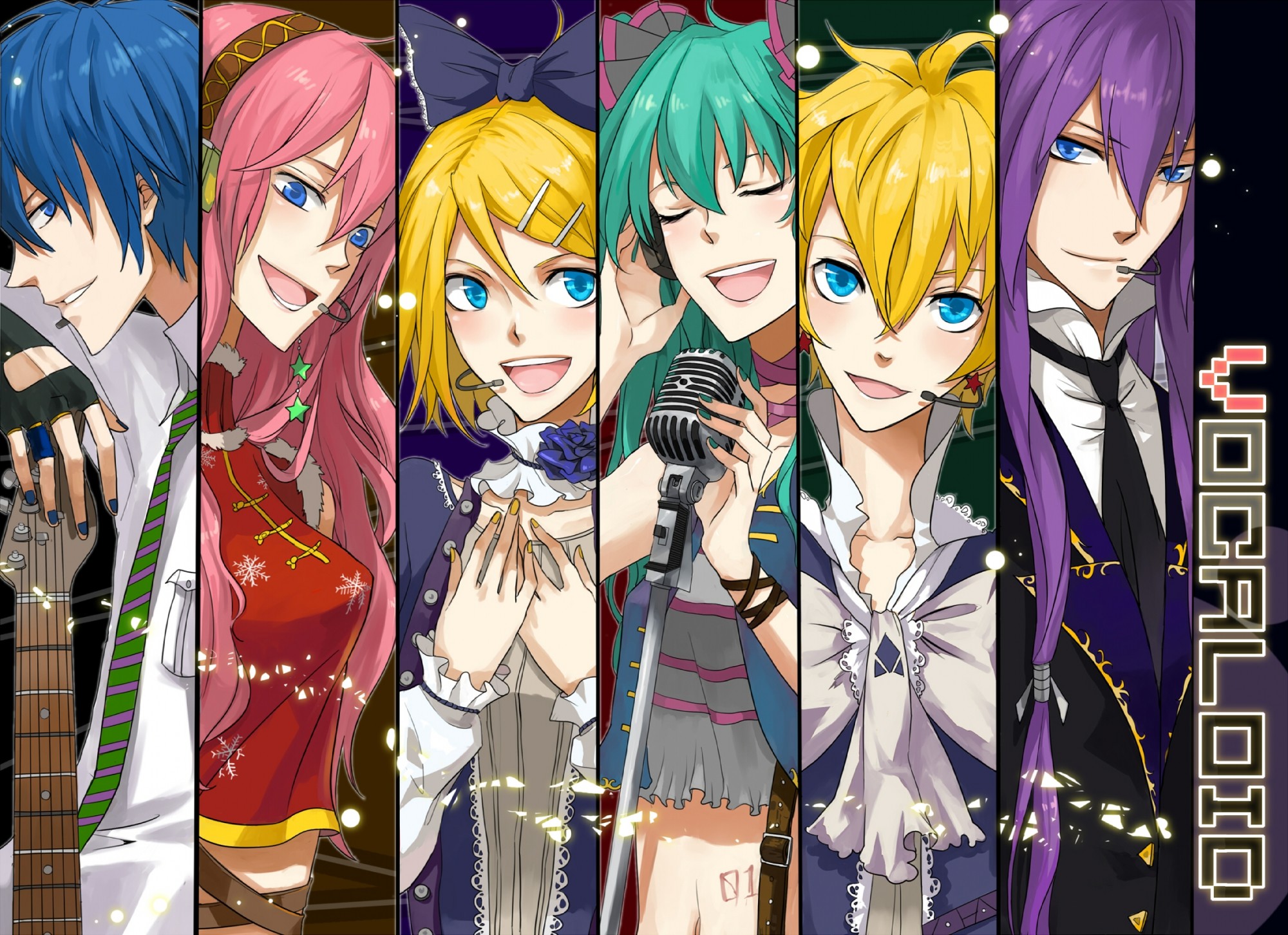 2000x1452 Vocaloid Hatsune Wallpaper  Vocaloid, Hatsune, Miku, Megurine,  Luka, Kaito,