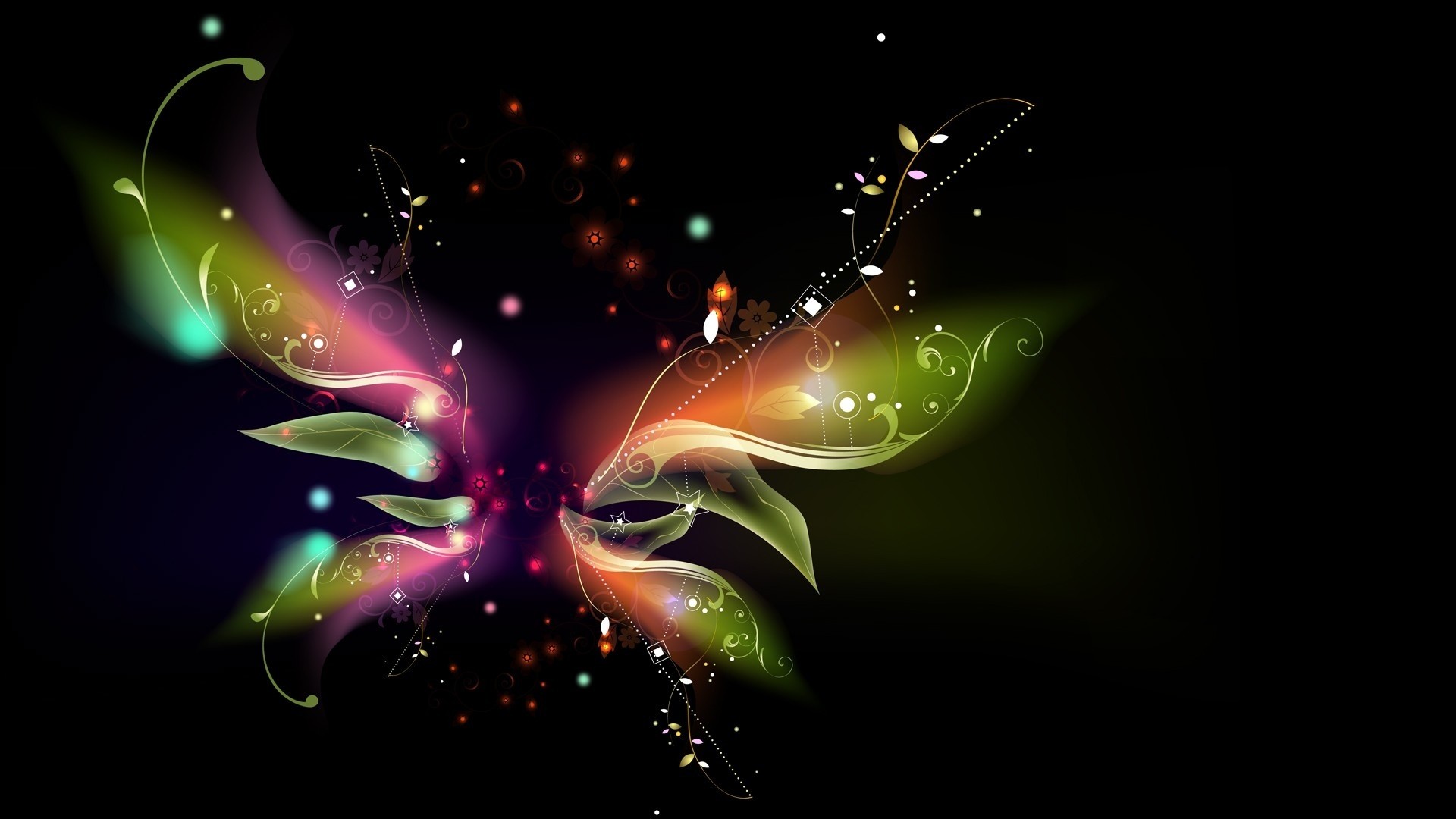 1920x1080 vector, free vectors, artworks, wings,free images,abstract background,  butterfly, artwork, black, widescreen Wallpaper HD
