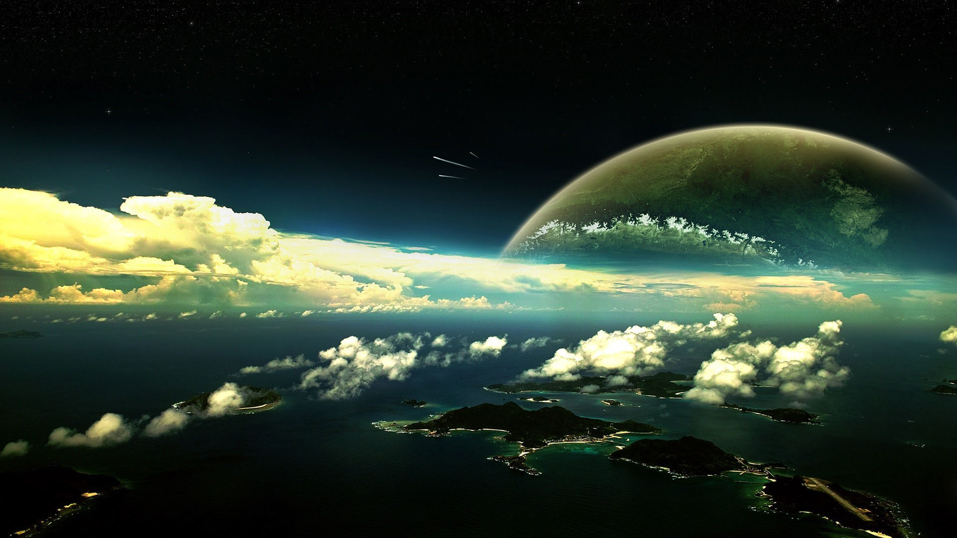 1920x1080 free Outer Space wallpaper, resolution : 1920 x tags: Outer, Space,  Planets, Cosmos.
