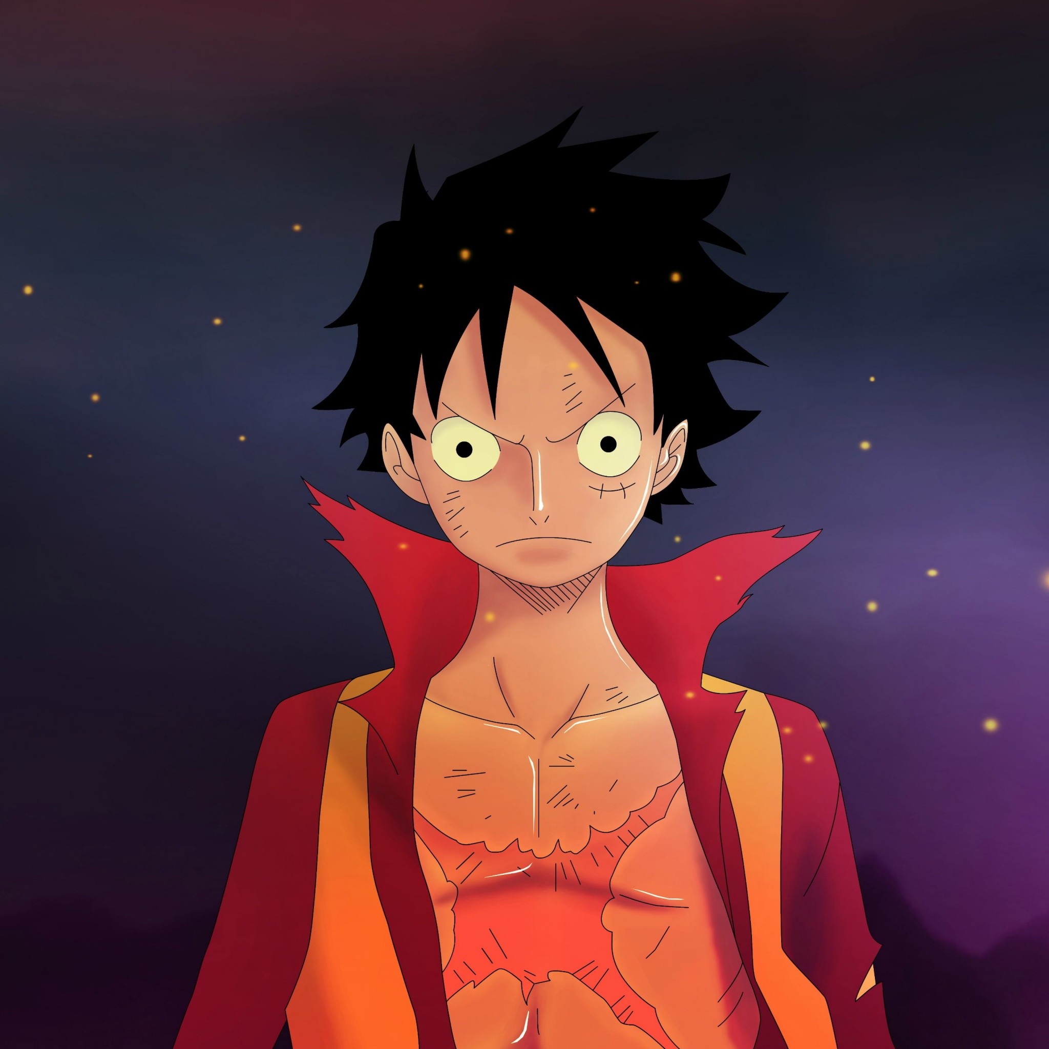 2048x2048 One Piece Luffy Mobile Wallpapers
