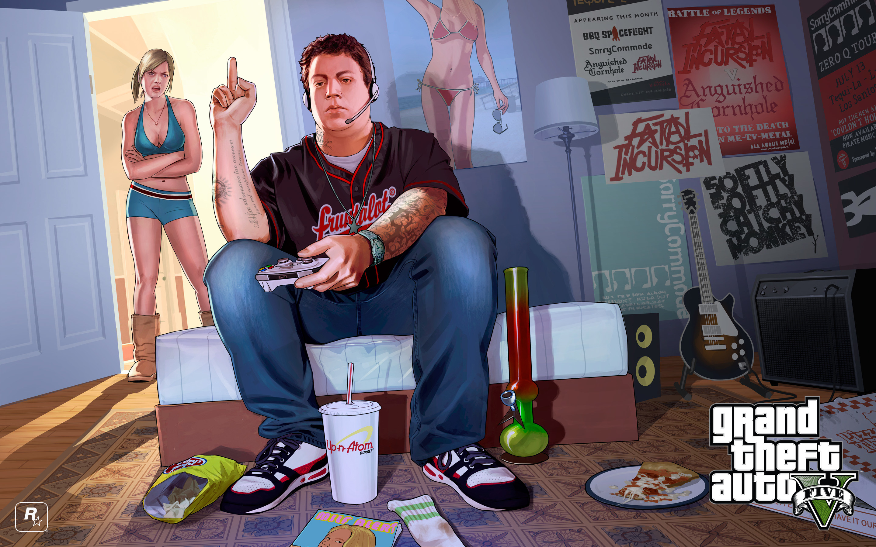 2880x1800 Video Game - Grand Theft Auto V Jimmy De Santa Tracey De Santa Wallpaper