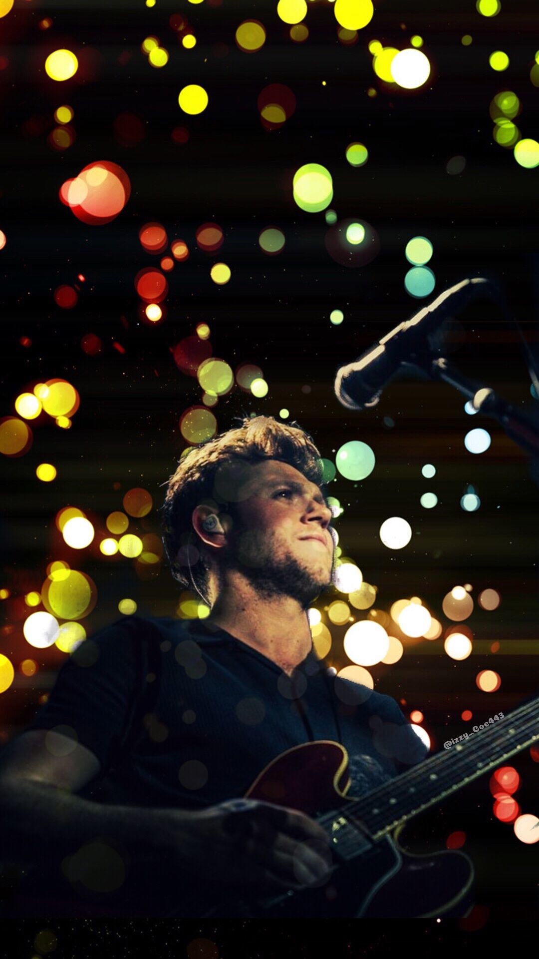 1080x1920 A Niall Horan Wallpaper w/ lights in the background â¤ï¸