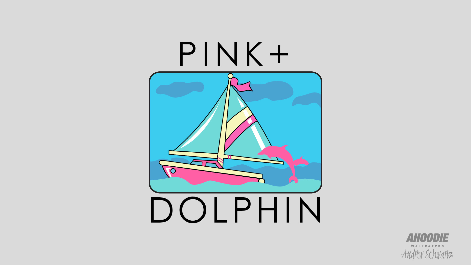 1920x1080 Pink Dolphin Wallpaper Pink Dolphin Brand Wallpapers