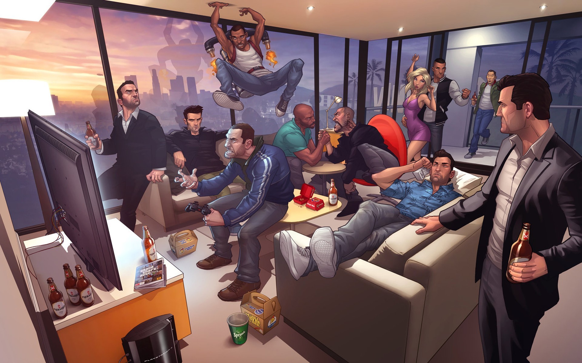 1920x1200 wallpaper video games Â· Grand Theft Auto Â· GTA San Andreas