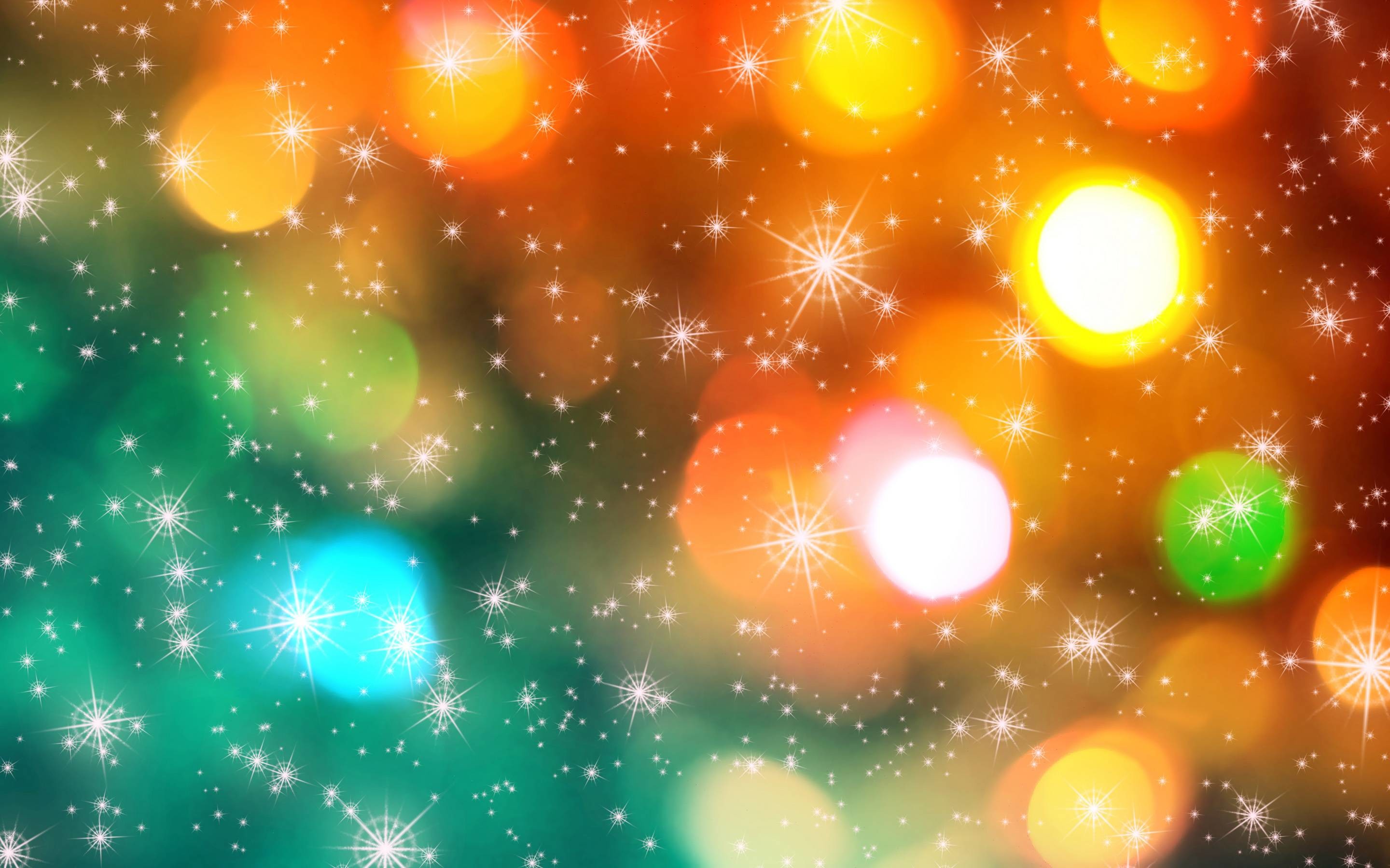2880x1800 Colorful Christmas Lights Wallpaper Free Desktop | Amaimages.com