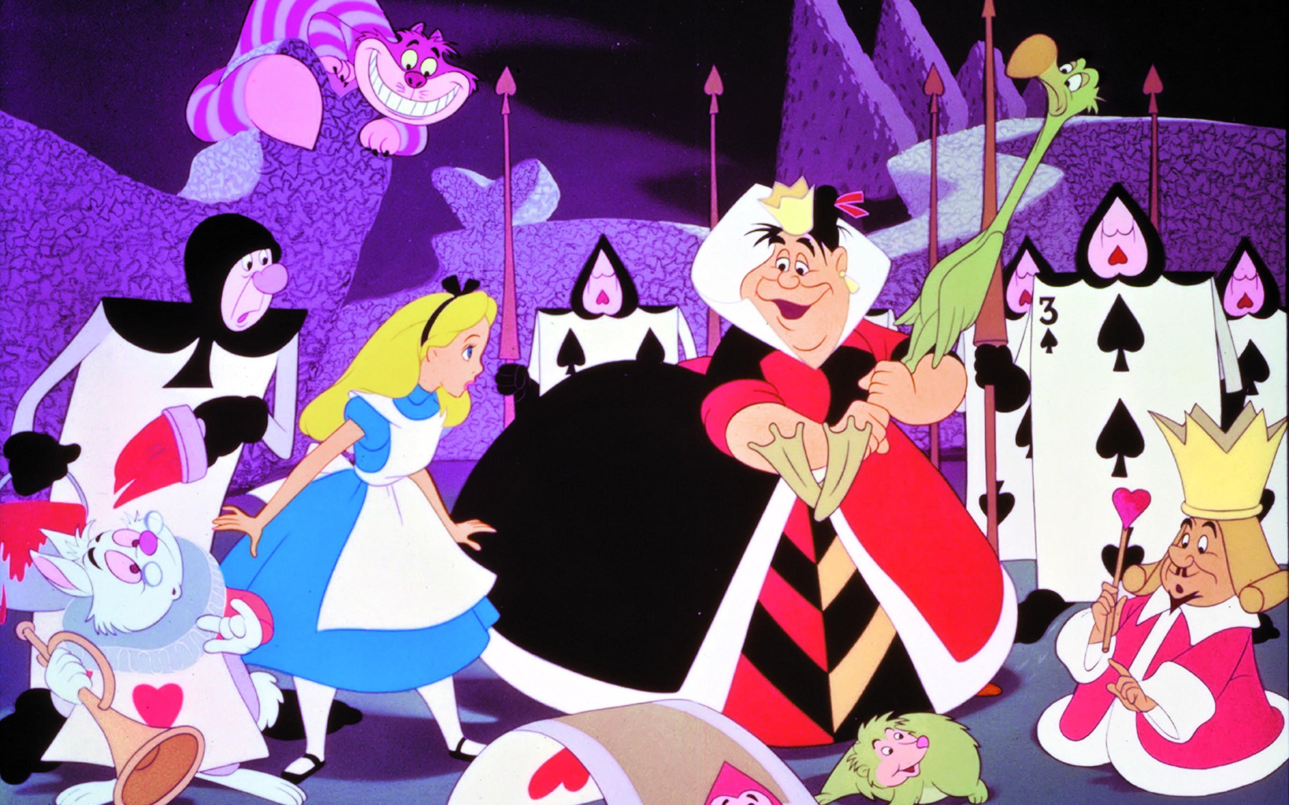 2560x1600 Queen of Hearts - Disney Wallpaper
