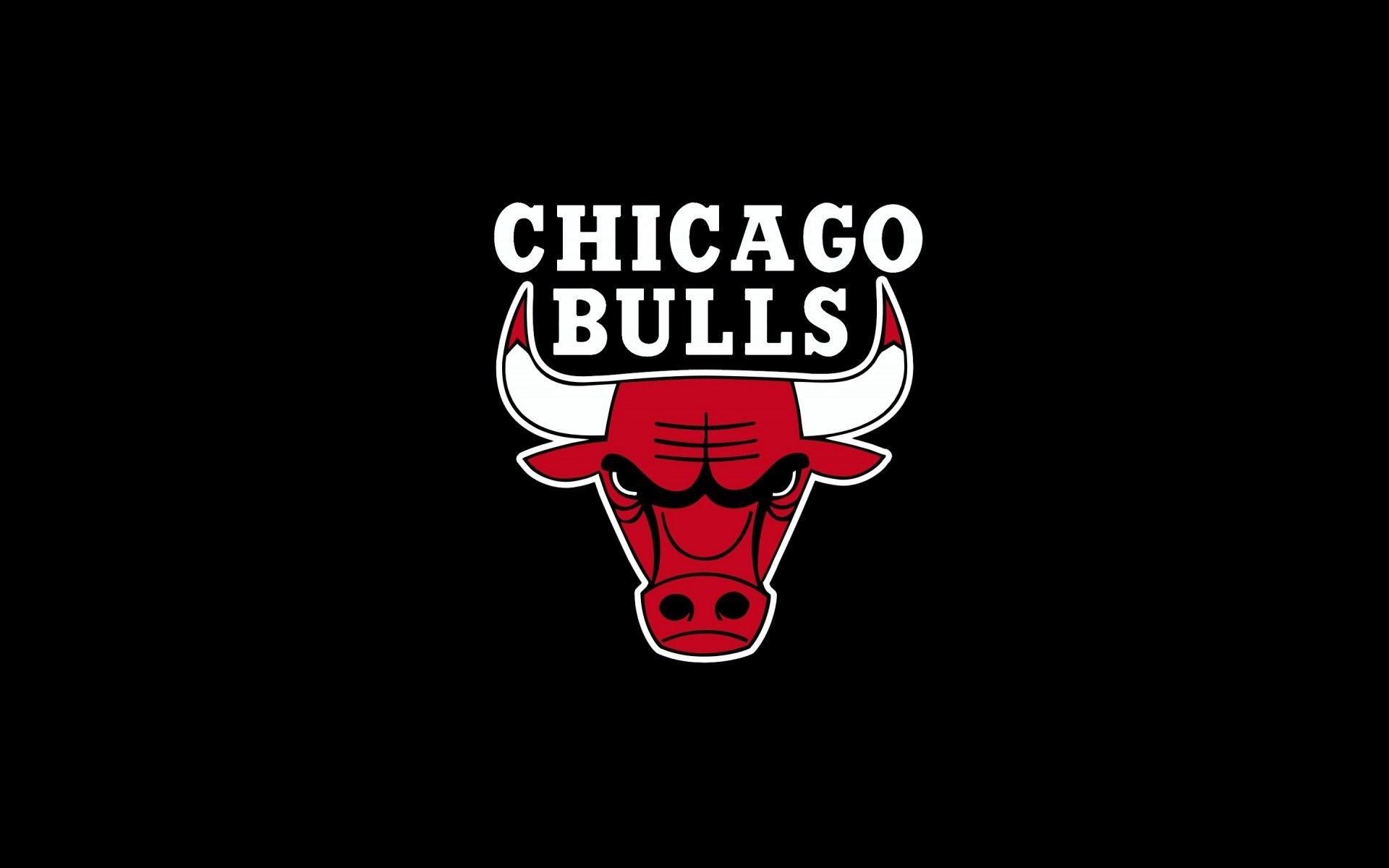1920x1200 Chicago Bulls, nba, logo, sports, black background Image Wallpaper