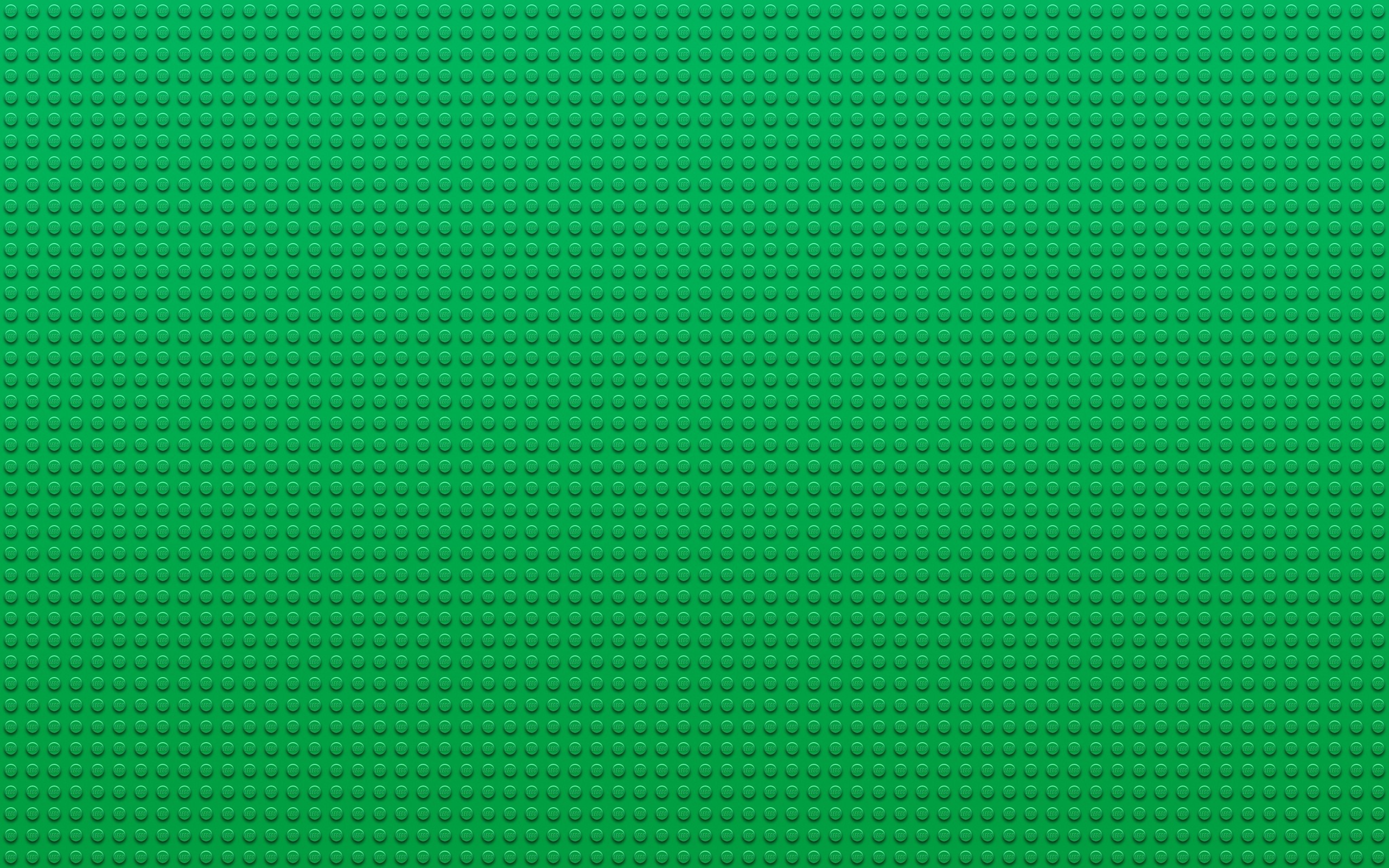 2560x1600  Wallpaper lego, points, circles, green
