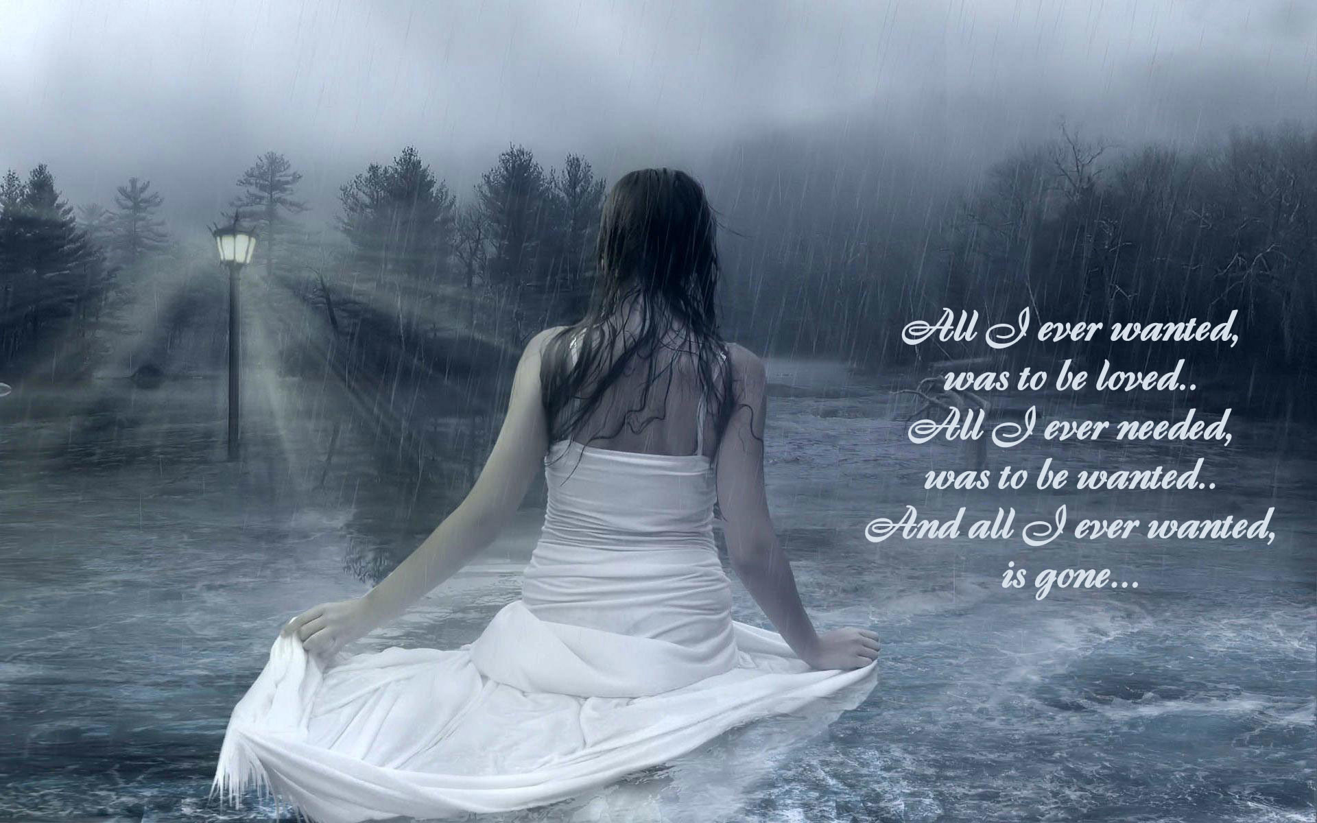 1920x1200 Sad quote wallpapers hd.