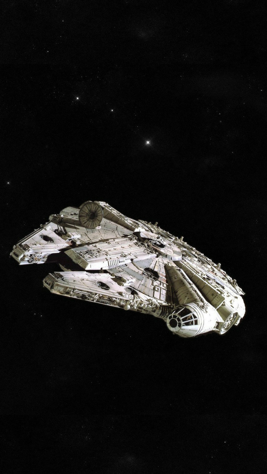 1080x1920 Millennium Falcon spaceship Star Wars Mobile Wallpaper 23285 