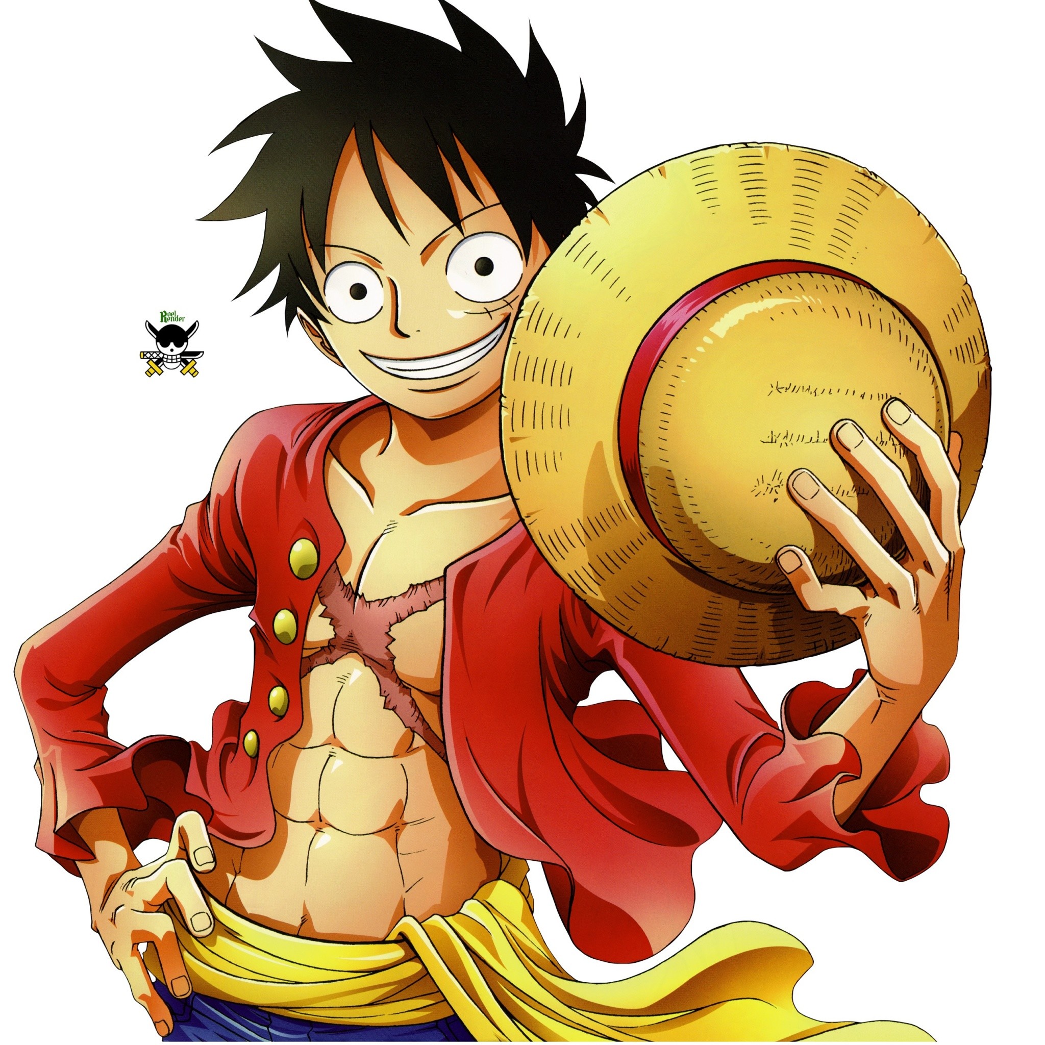 2048x2048 Who doesn't like Luffy in One Piece? Tap for more One Piece Wallpapers for  iPhone & Android!