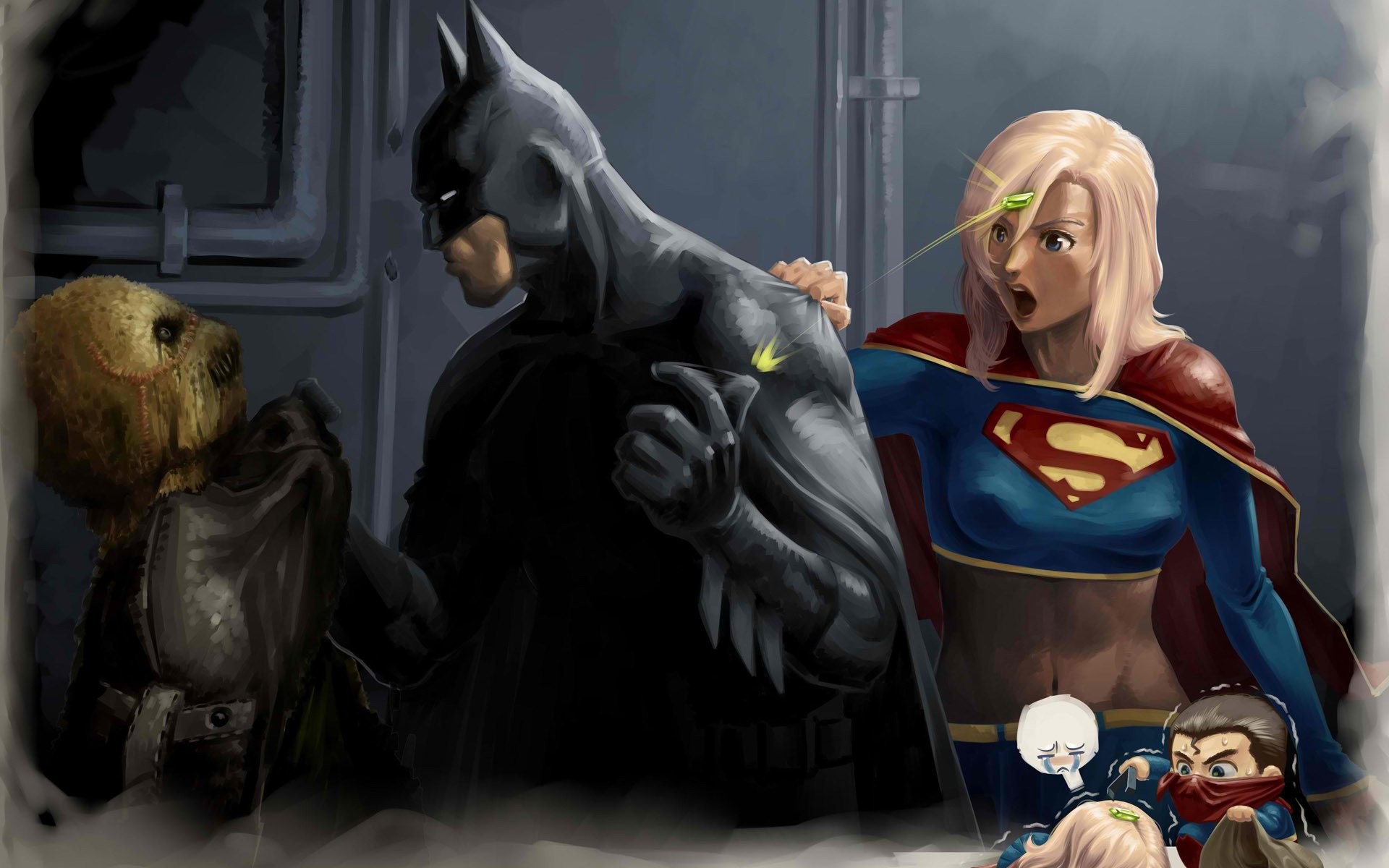 1920x1200 Batman And Supergirl