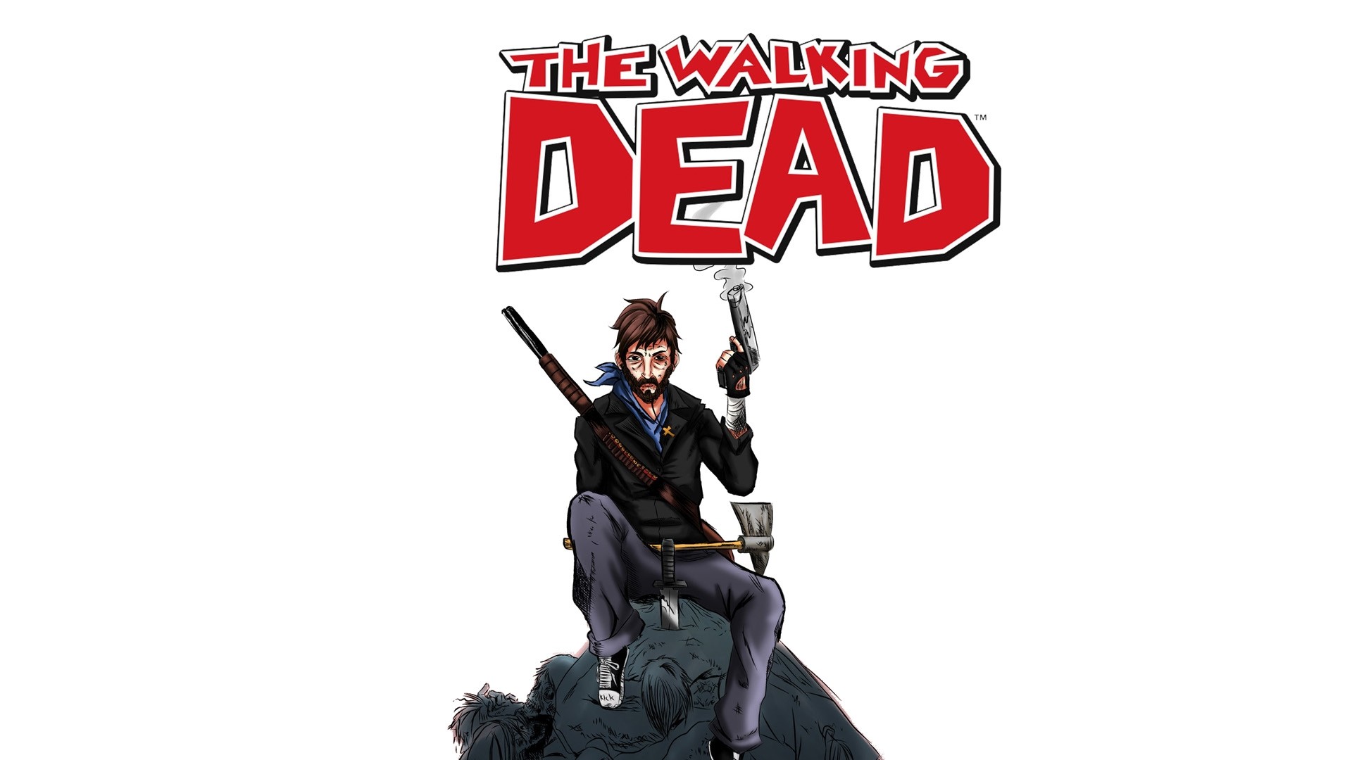 1920x1080 Comics - The Walking Dead Wallpaper