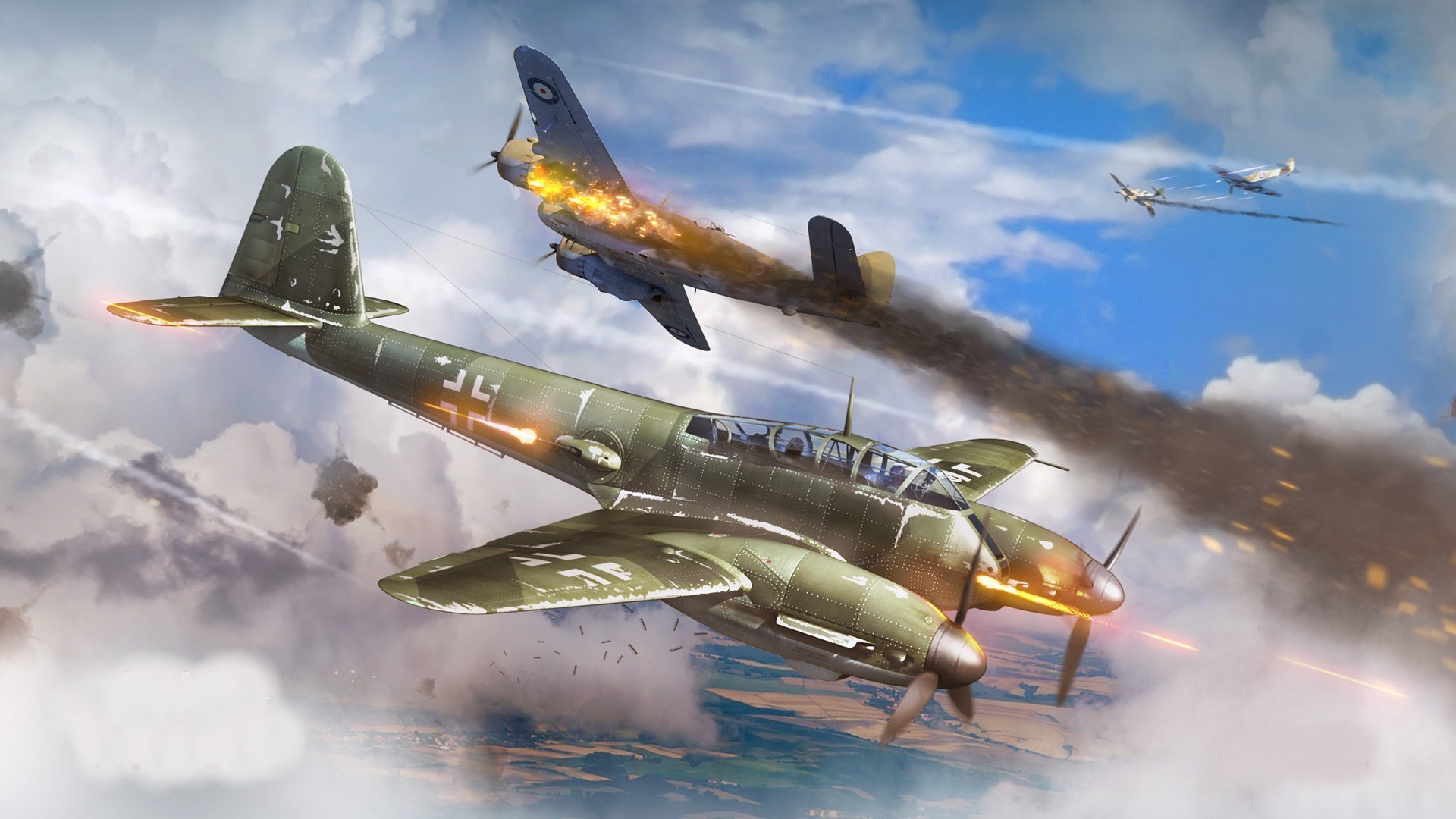 1920x1080 World War II, Military Aircraft, Aircraft, Military, Airplane, Germany,  Luftwaffe