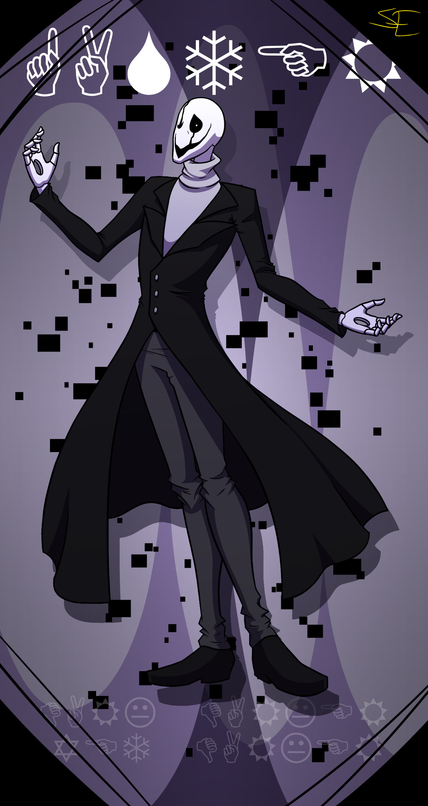 1376x2591 ... W.D. Gaster by Sydney-Empire