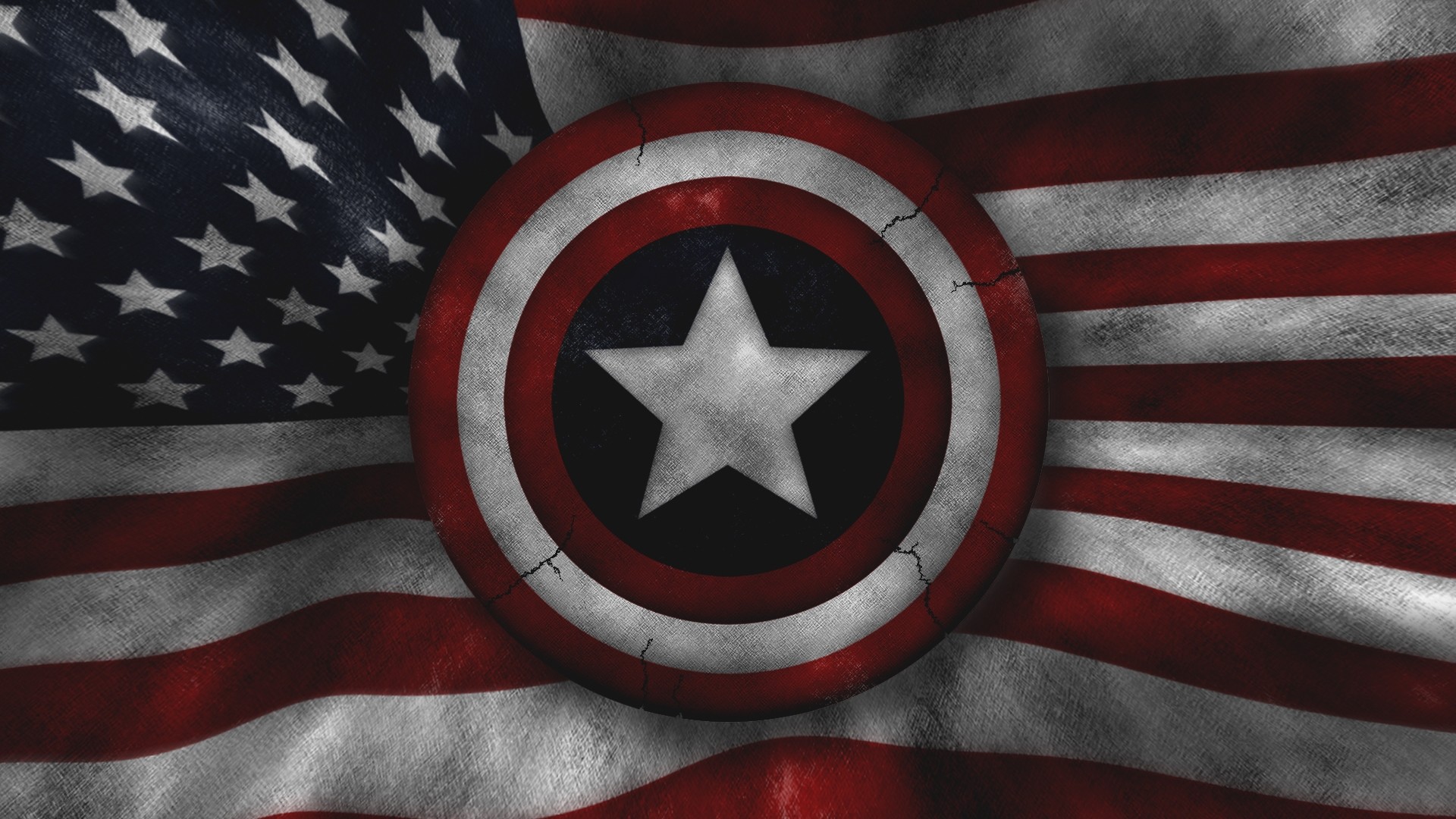 1920x1080 Captain America Logo Wallpaper