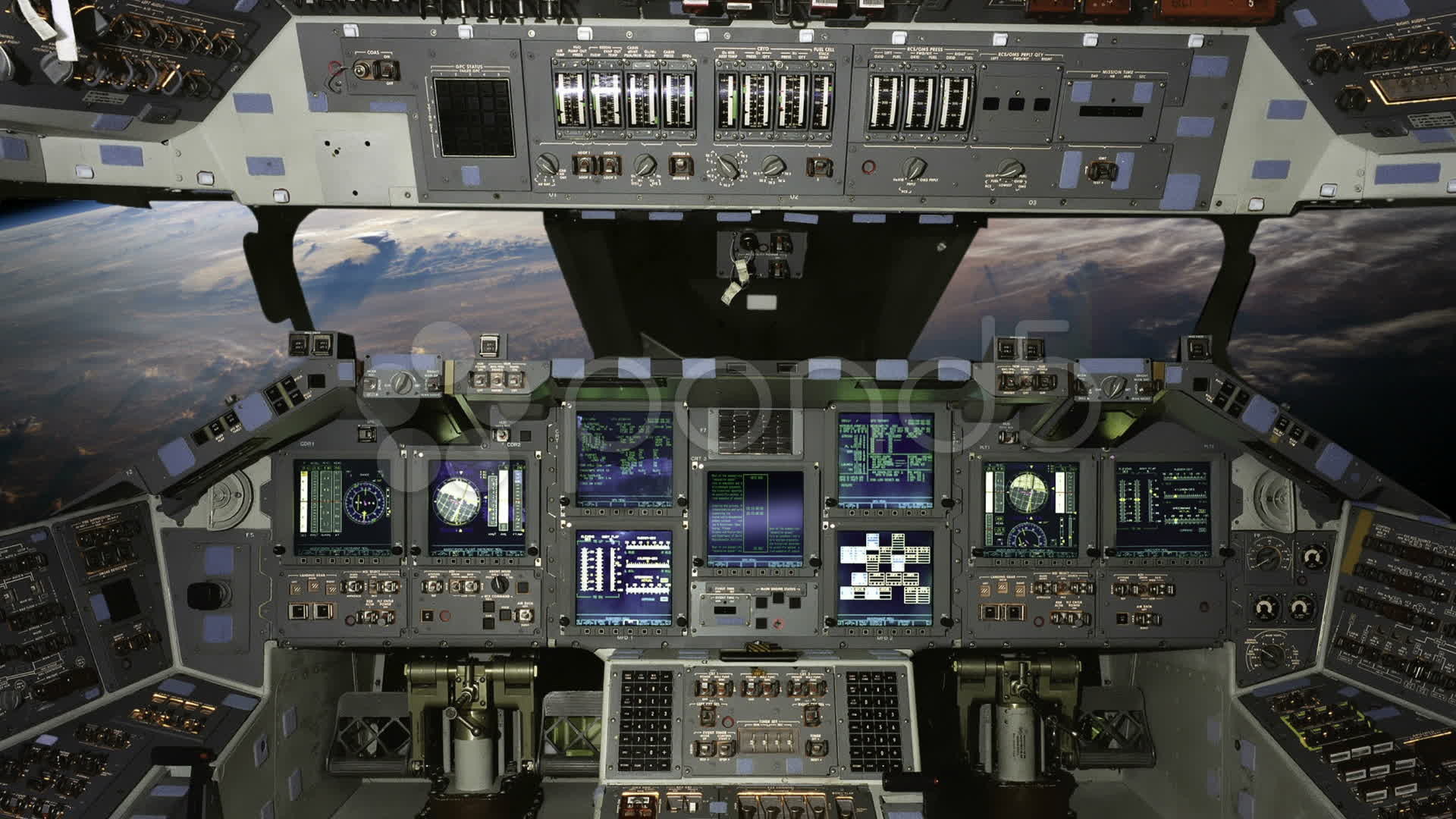 1920x1080 12/03/2015: Space Shuttle Cockpit,  px