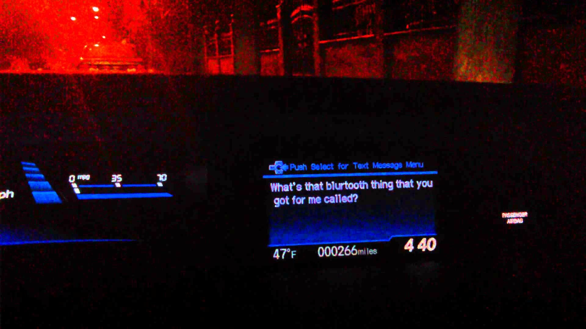 1920x1080 2013 Honda Civic Bluetooth Text Message Function