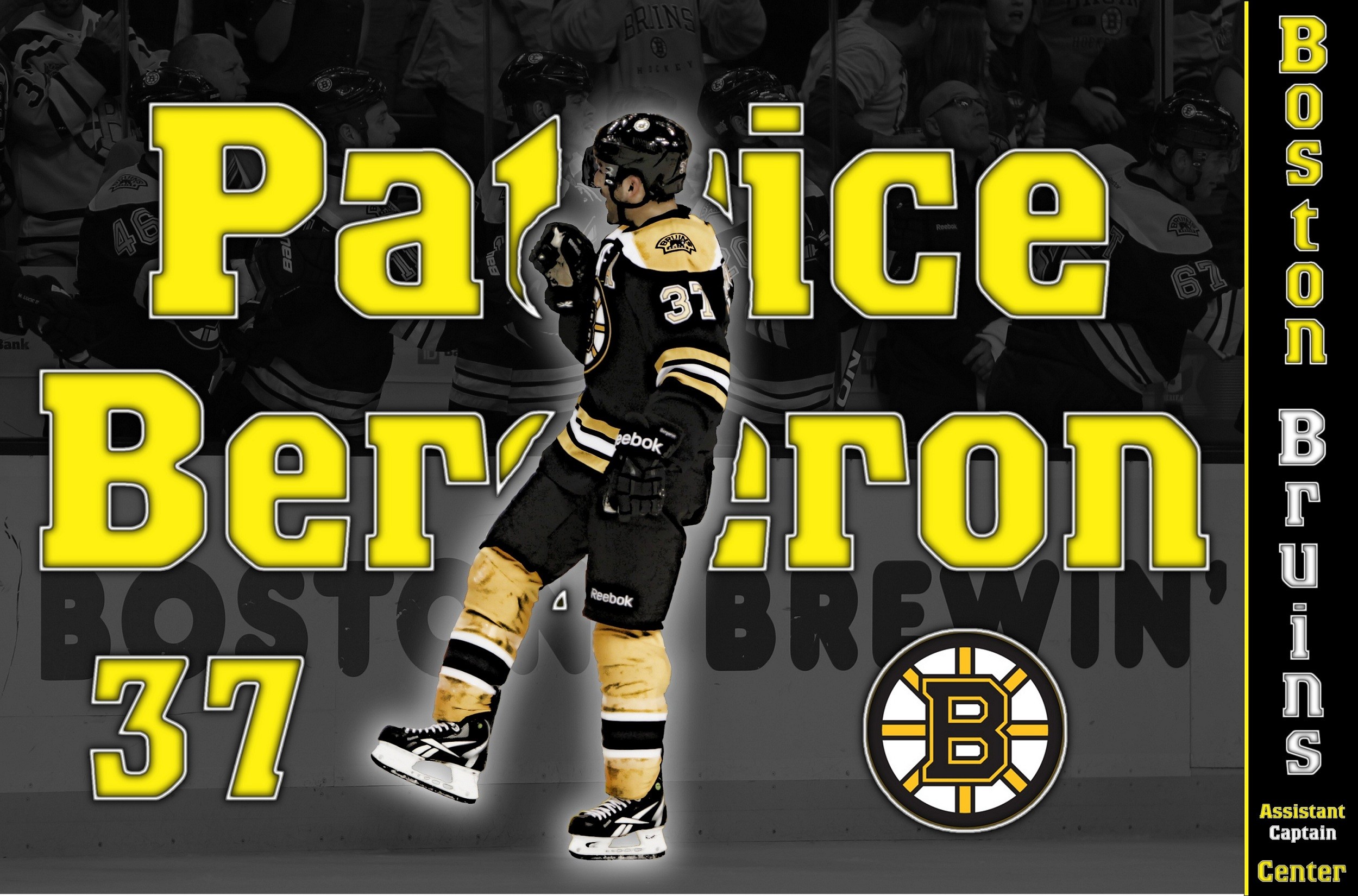 2500x1650 hockey Patrice Bergeron Boston Bruins wallpaper background