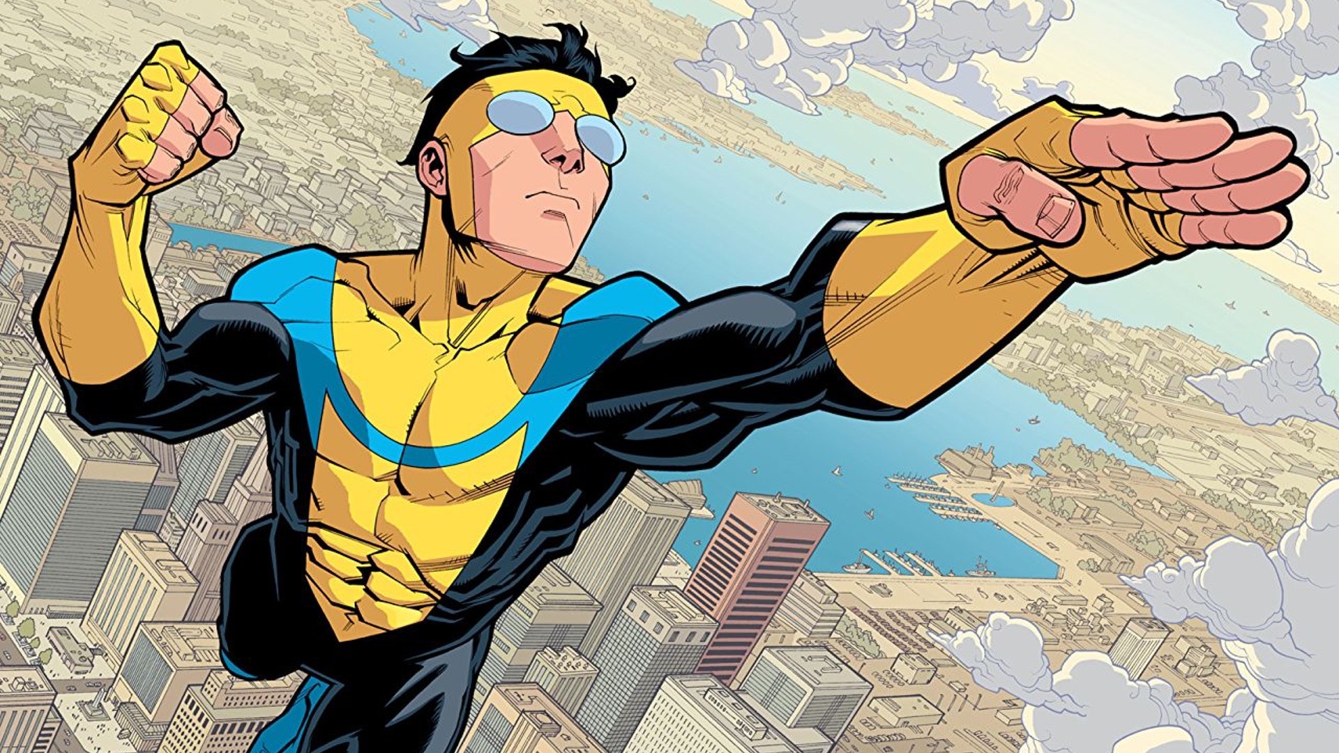 1920x1080 The Walking Dead creator Robert Kirkman has set up his first series at  Amazon Studios and it will be an animated adaptation of his comic  Invincible, ...