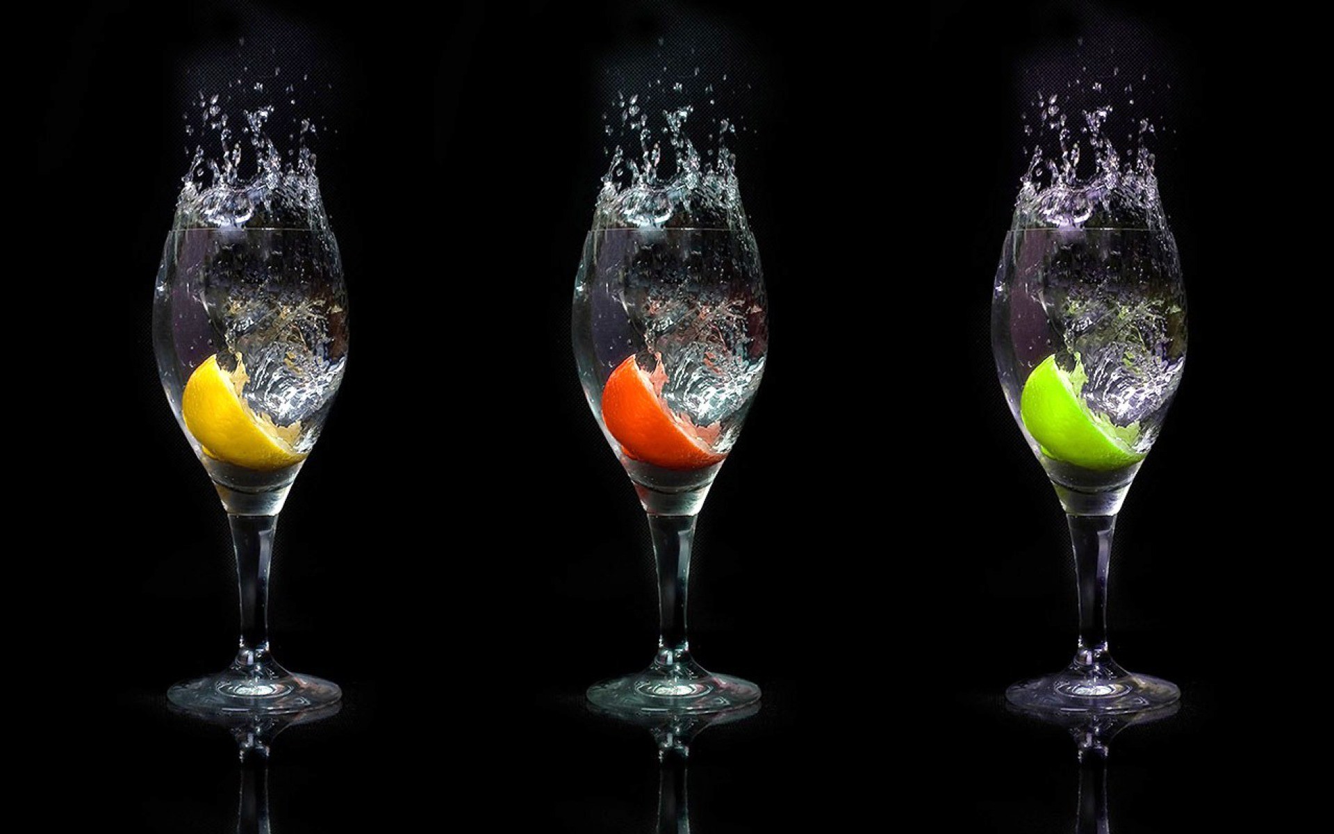 1920x1200 Water Fruit Slices Glasses wallpapers and stock photos