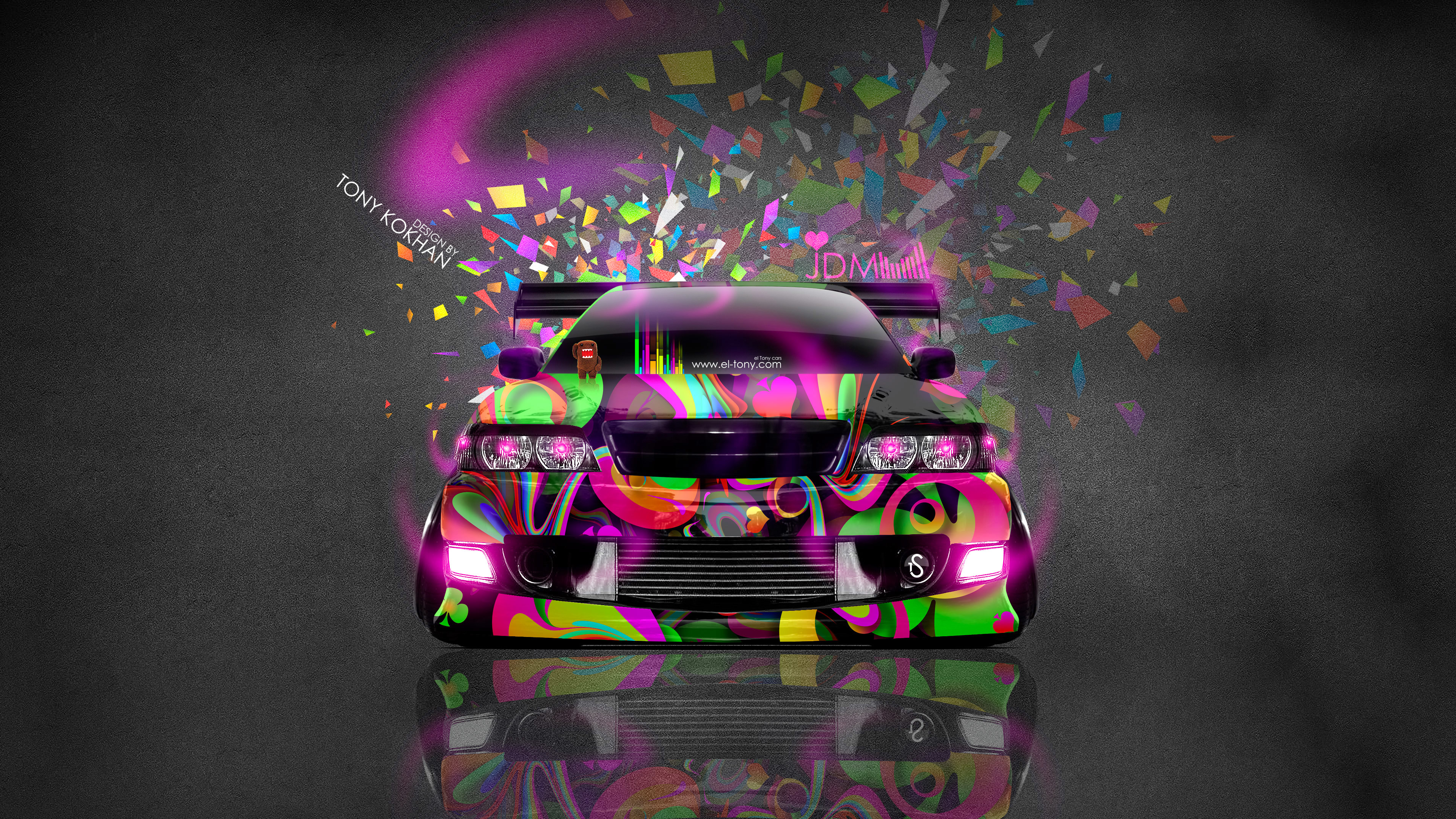 3840x2160 Toyota-Chaser-JZX100-JDM-Tuning-Front-Domo-Kun-